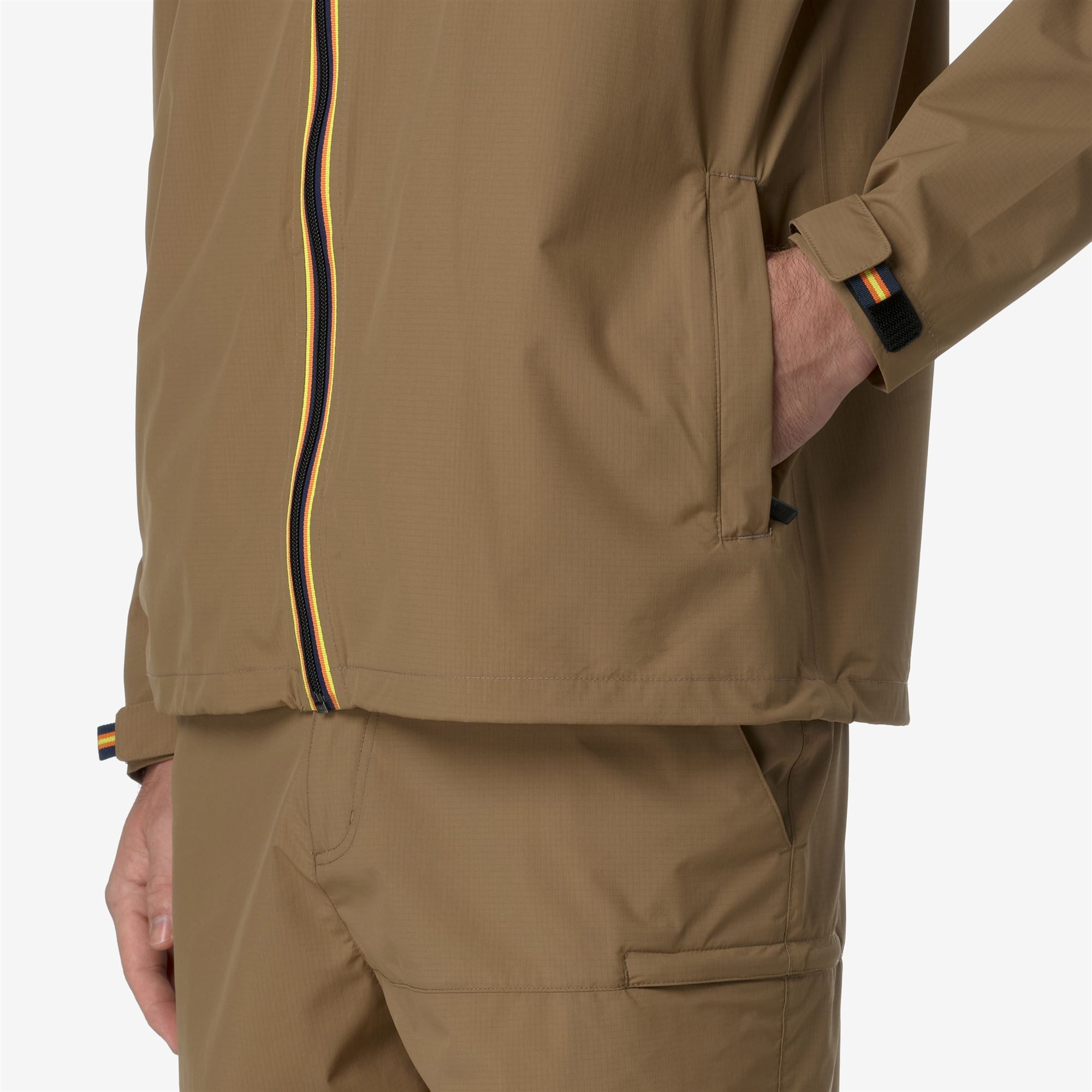k-way-charmel-coral-gardeners-veste-mi-longue-unisexe-brown-corda image 4