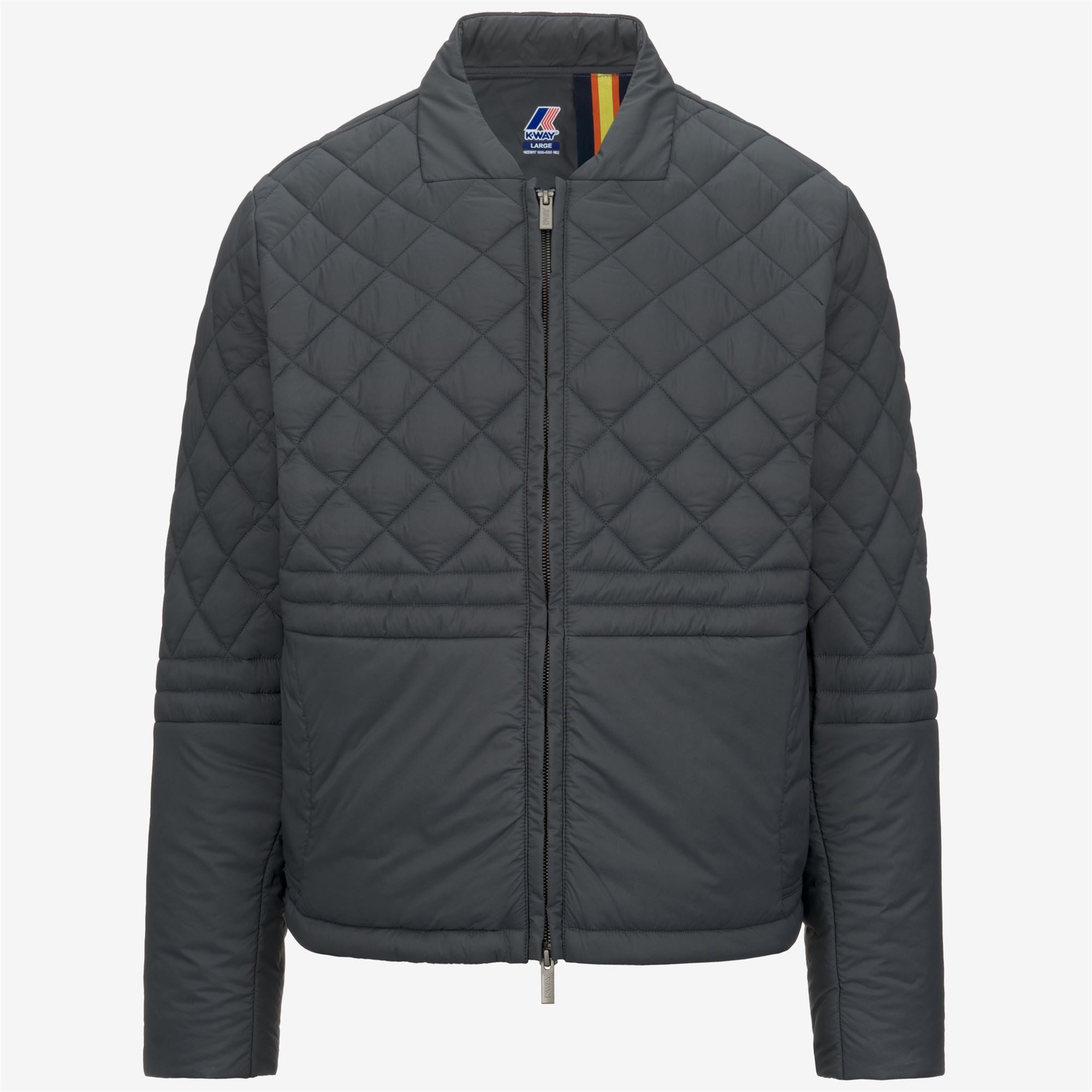k-way-bariol-premium-warm-veste-courte-homme-grey-shadow image 5