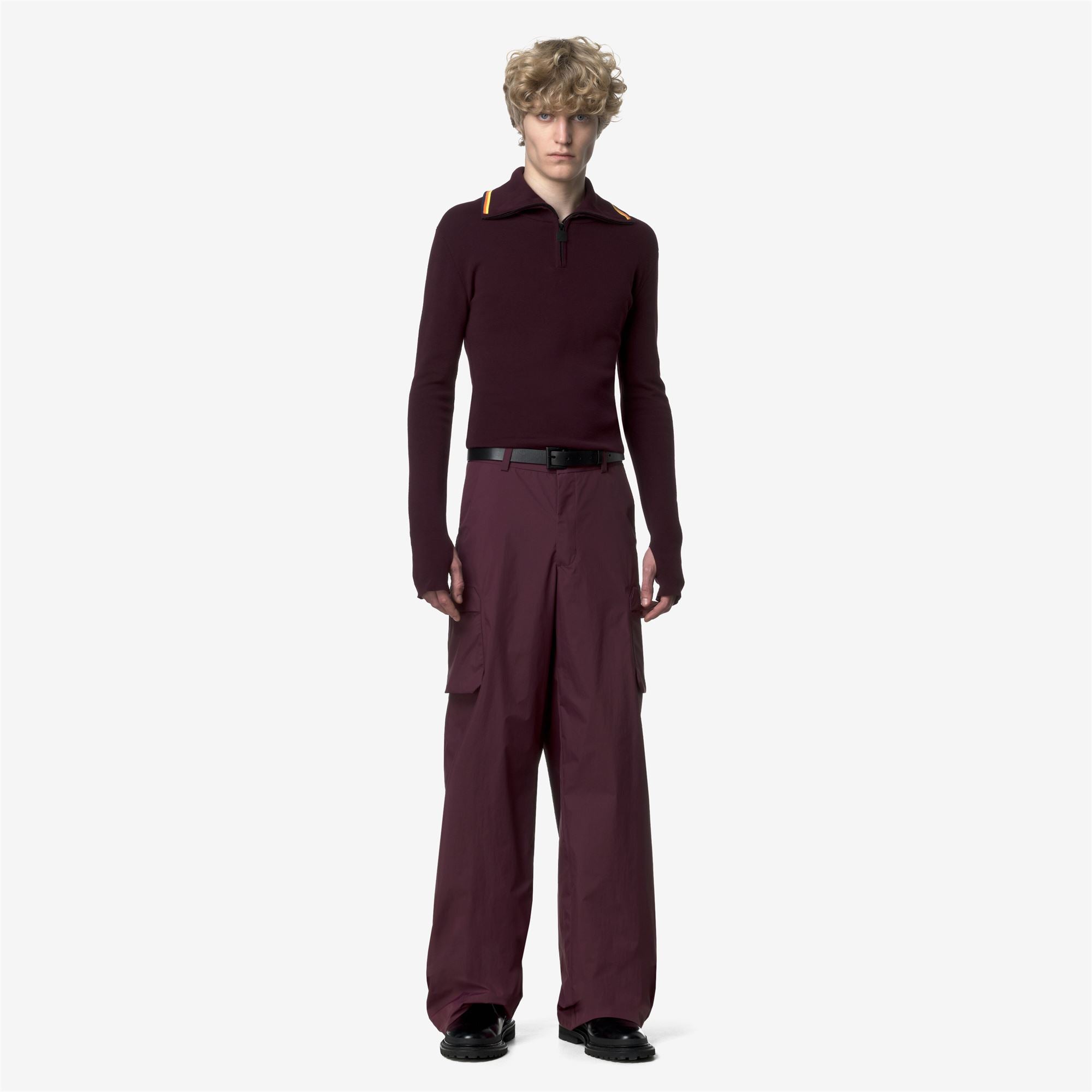 k-way-4-0-3l-tamey-pantalon-cargo-homme-red-dk-amaranto image 1