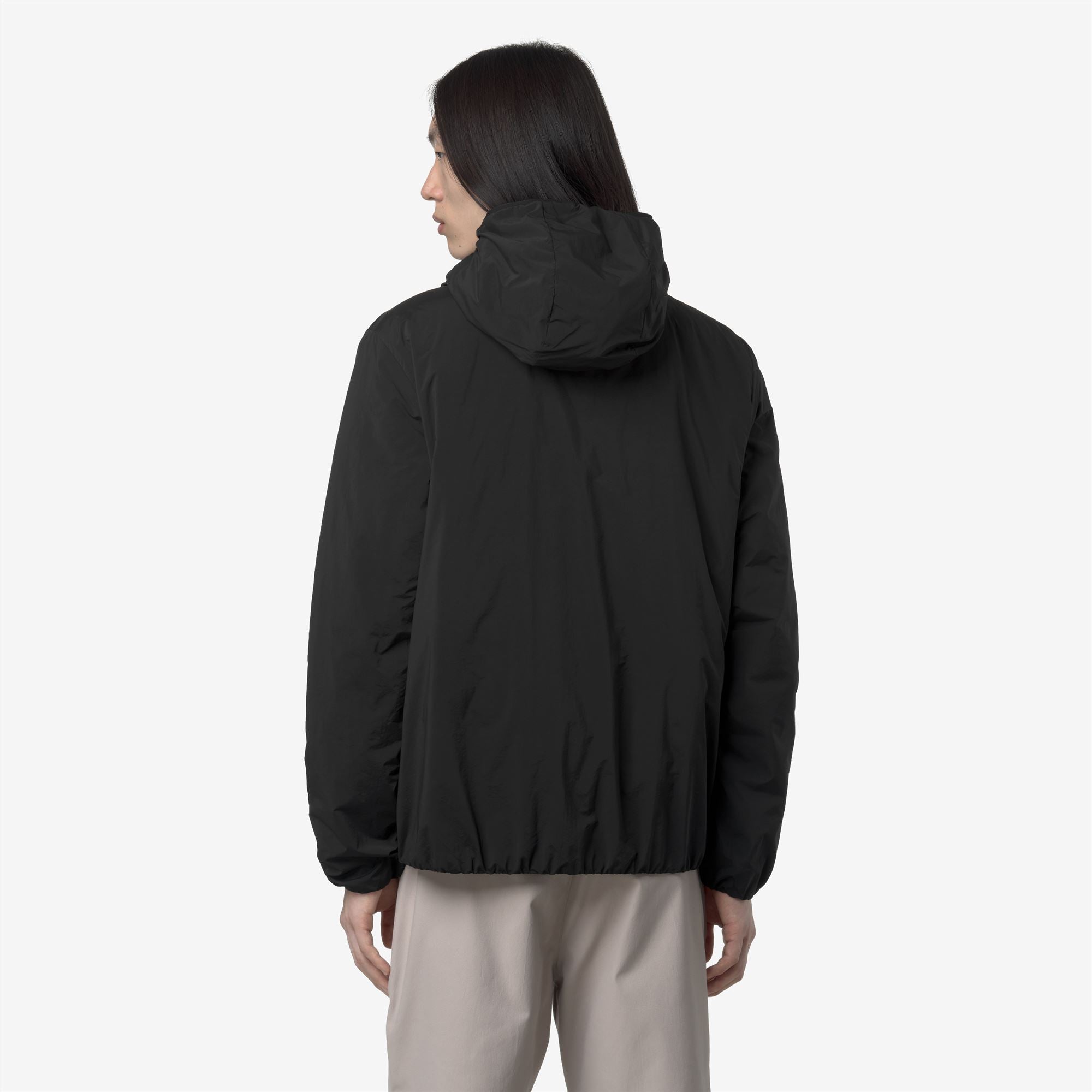 k-way-jack-plain-warm-veste-courte-homme-black-pure image 3