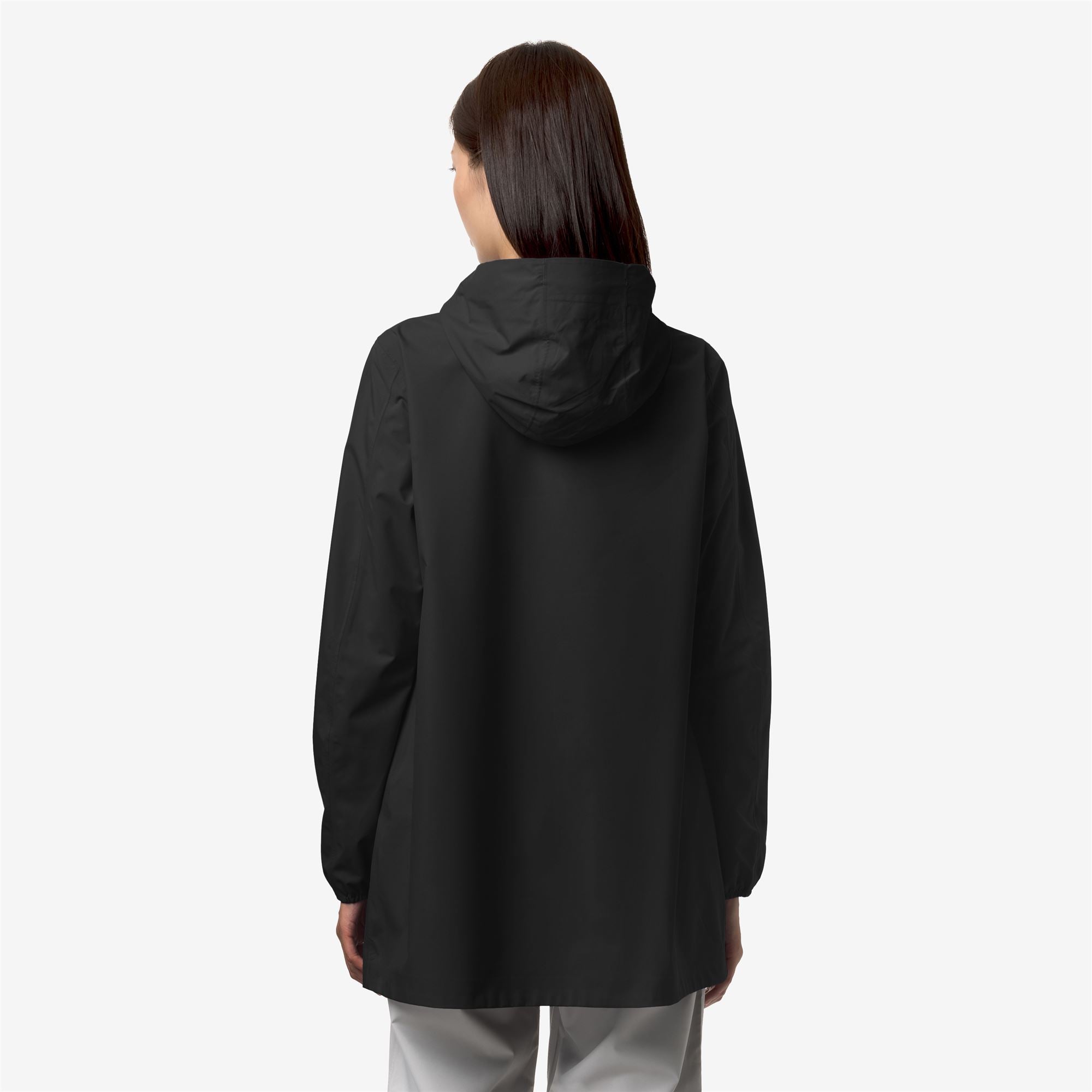 k-way-sophie-stretch-dot-veste-mi-longue-femme-black-pure image 3