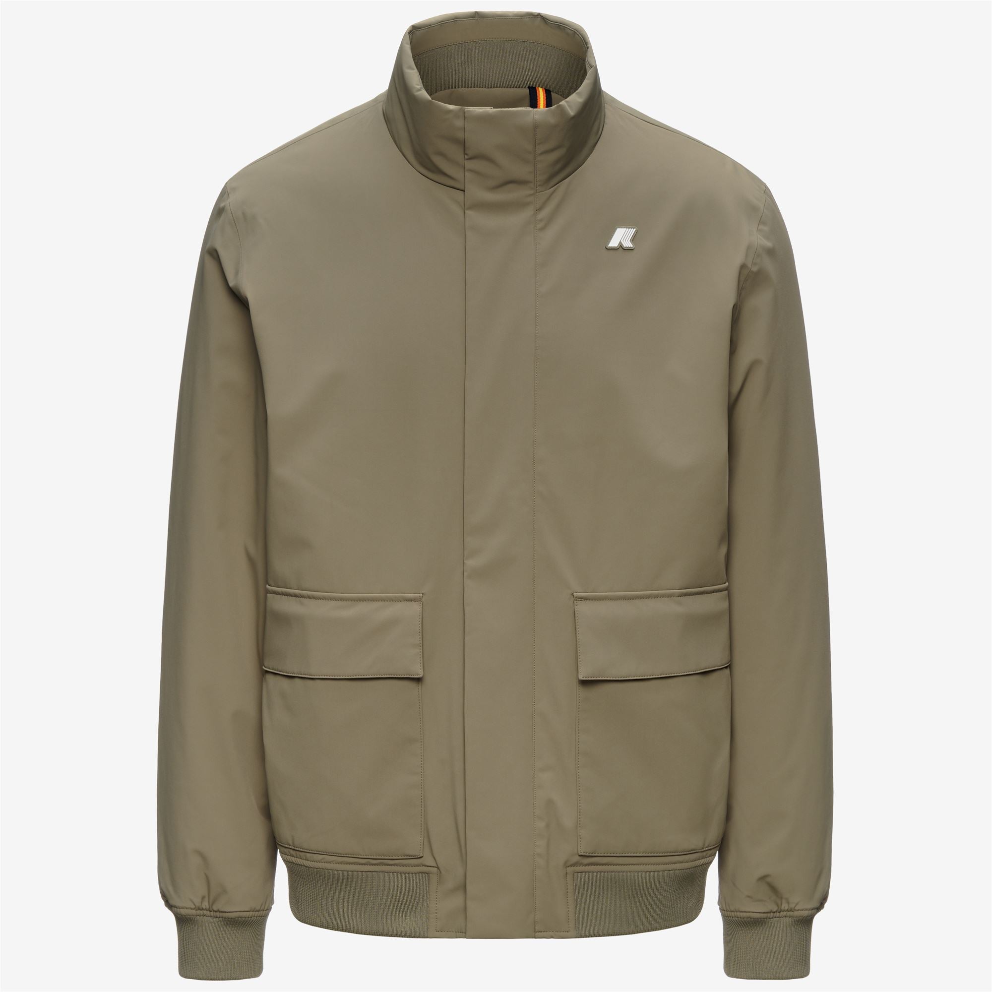 k-way-herve-st-warm-veste-marin-mi-longue-homme-green-army image 5