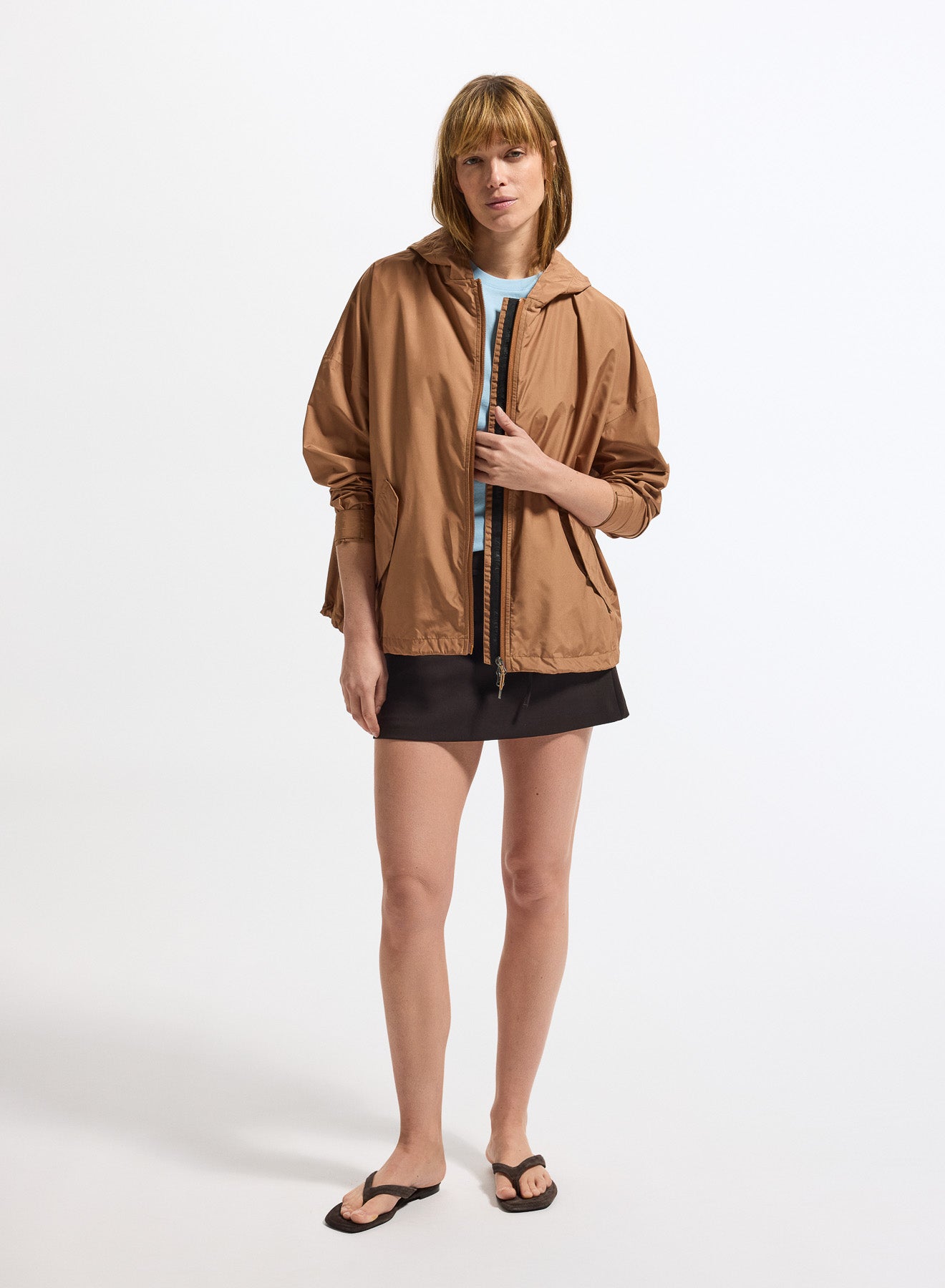 pyrenex-pyrite-coupe-vent-imperm-able-femme-marron image 3