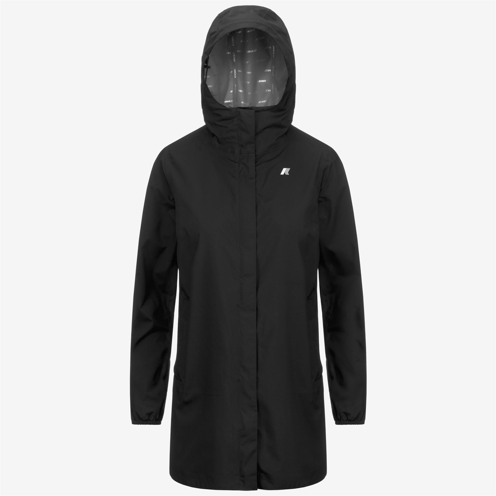 k-way-sophie-stretch-dot-veste-mi-longue-femme-black-pure image 5
