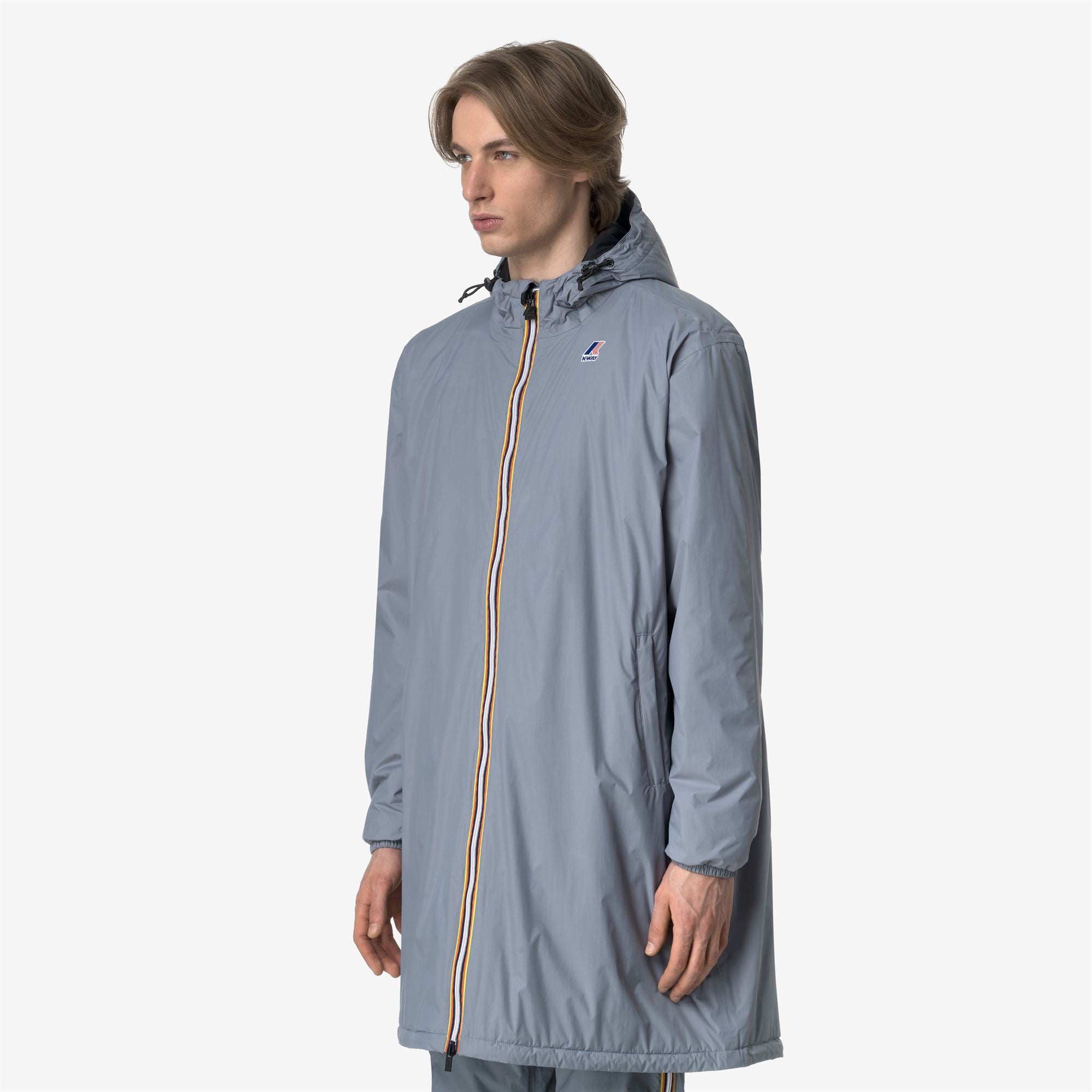 k-way-le-vrai-4-0-eiffel-east-warm-veste-3-4-unisexe-grey-md image 3