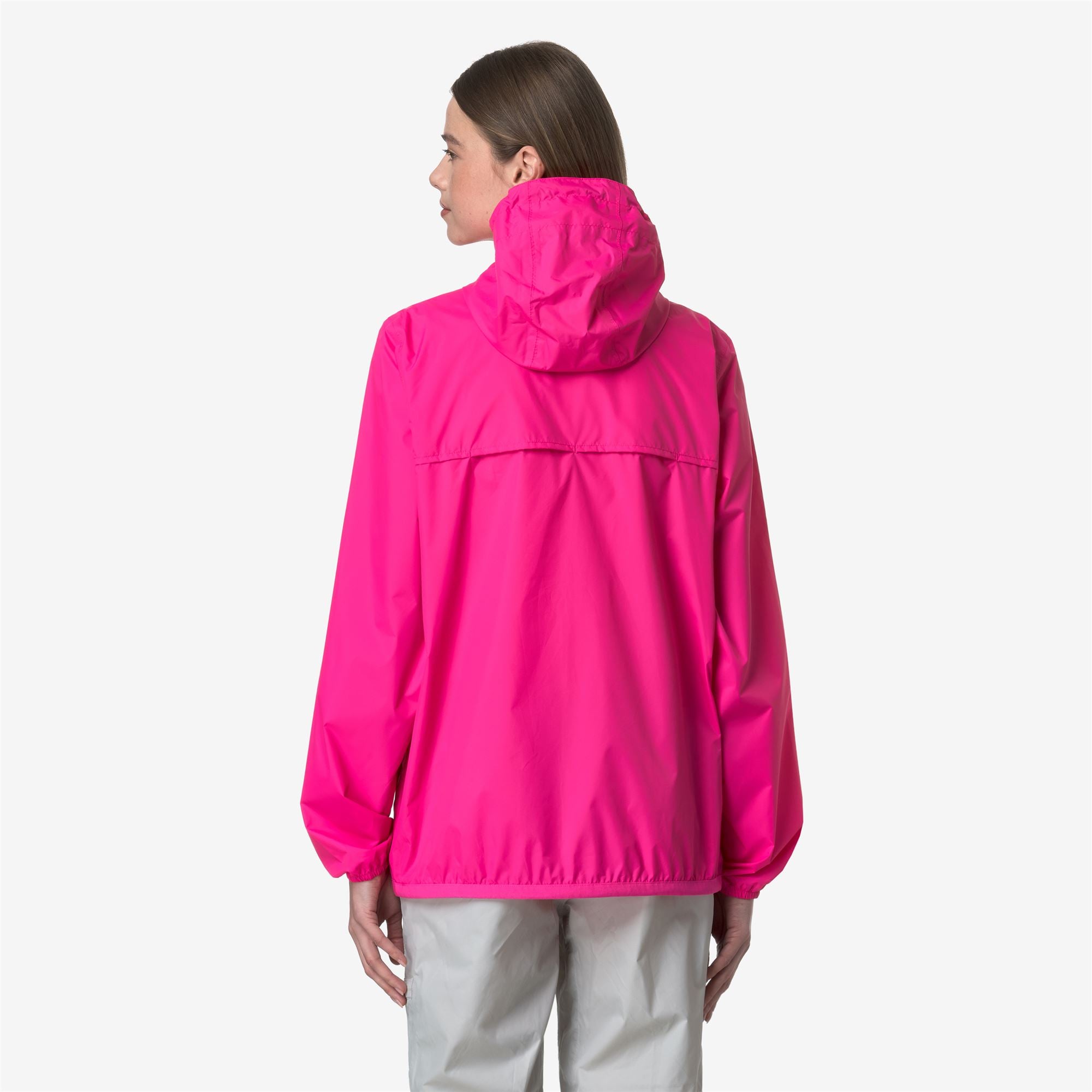 k-way-le-vrai-4-0-claude-veste-mi-longue-unisexe-pink-intense image 4