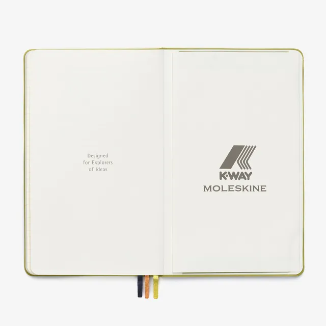 k-way-notebook-moleskine-for-k-way-cahier-unisexe-green-moss image 1