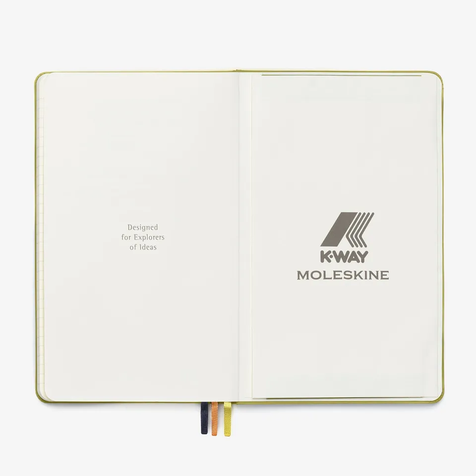 k-way-notebook-moleskine-for-k-way-cahier-unisexe-green-moss image 1