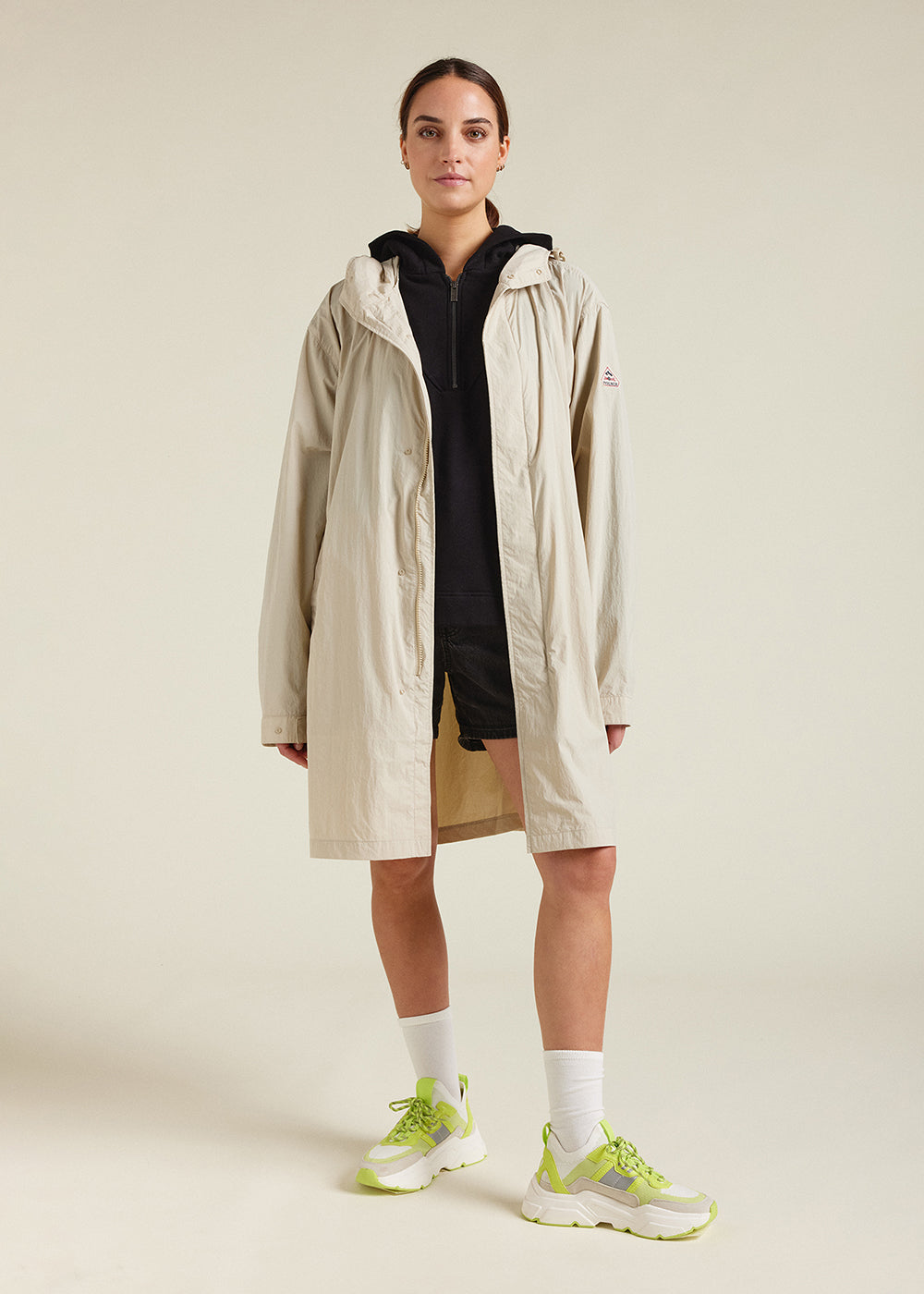 pyrenex-torrent-2-coupe-vent-long-capuche-unisexe-gris image 2