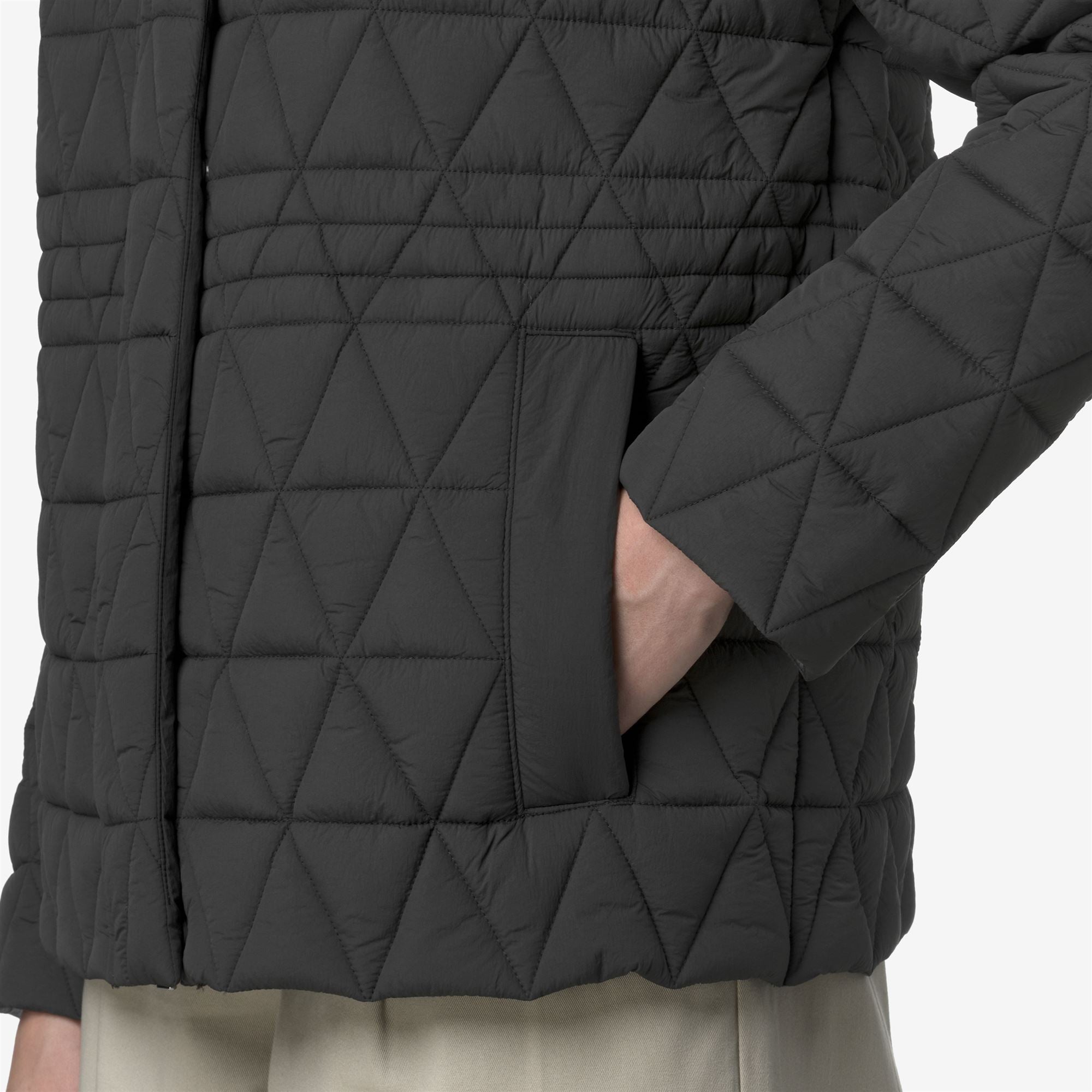 k-way-selene-diamond-quilted-warm-veste-femme-grey-shadow-dk image 4