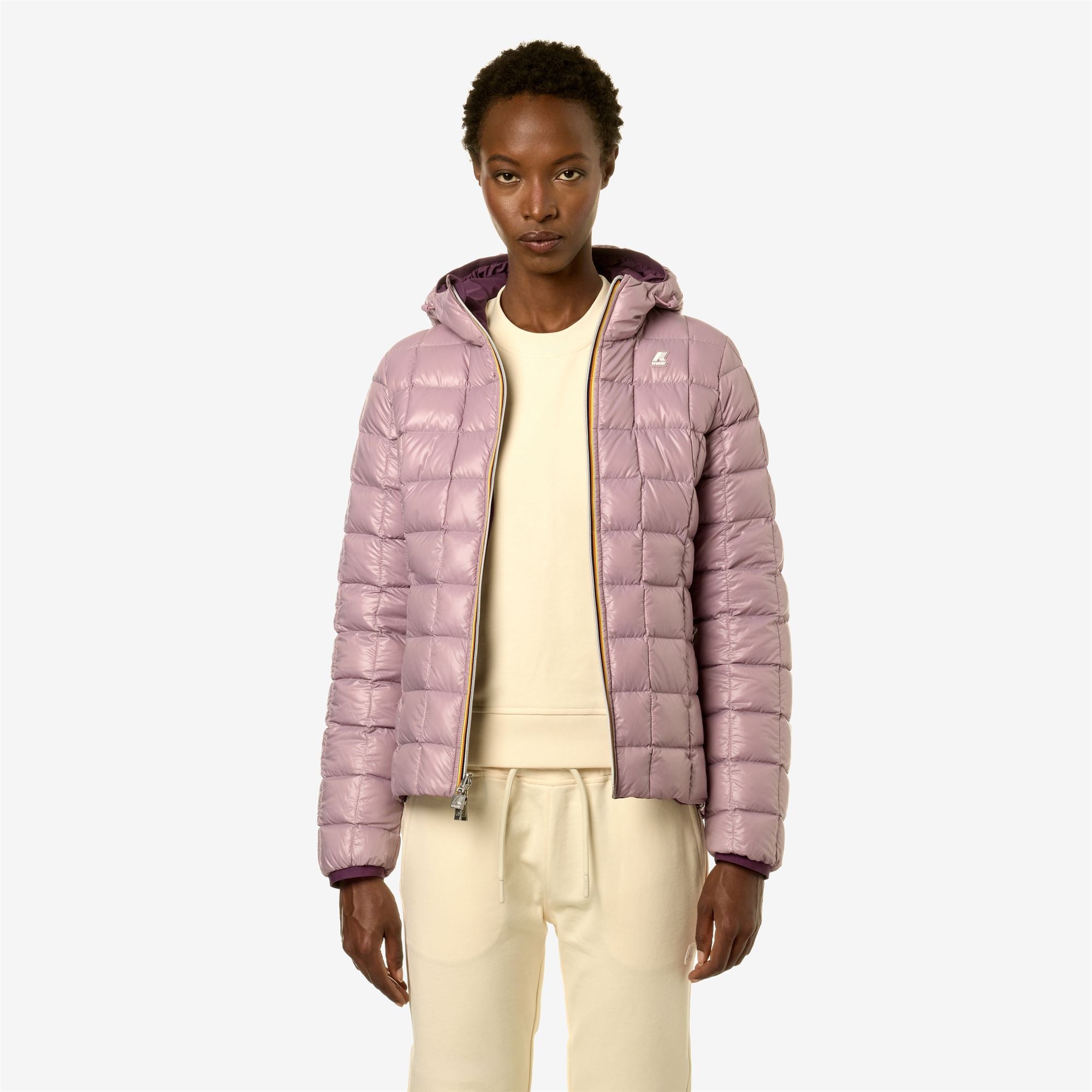 k-way-lily-st-thermo-double-veste-courte-femme-violet-p-violet-d image 4