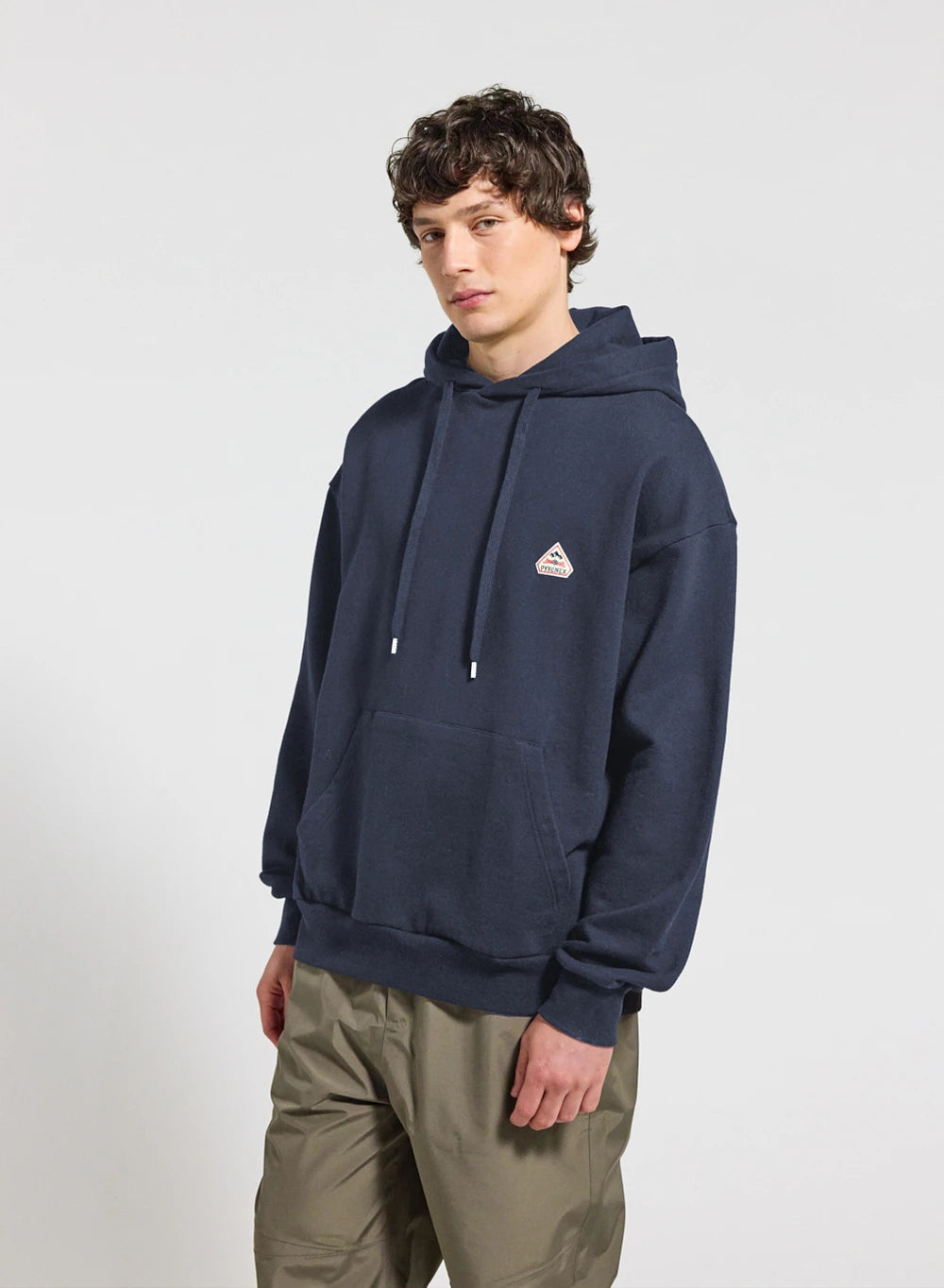 pyrenex-journey-sweat-capuche-unisexe-bleu-marine-coton-bio image 1