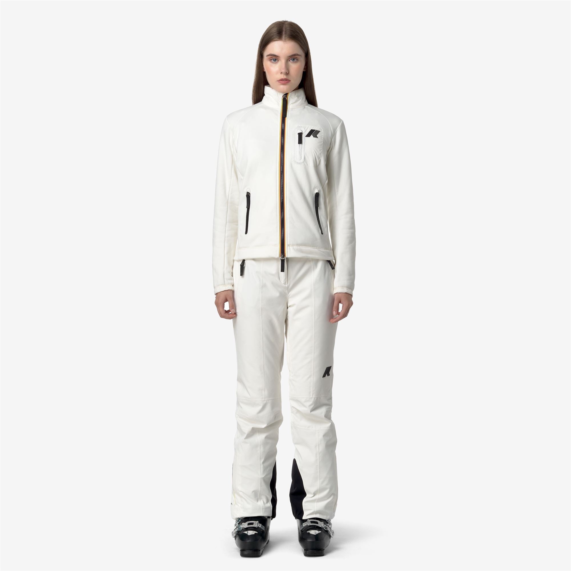k-way-bonneval-microtwill-2l-pantalon-de-sport-femme-white-gardenia image 1
