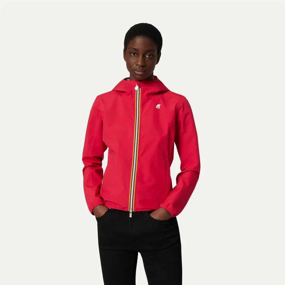 k-way-lil-stretch-dot-veste-courte-femme-red-berry image 1