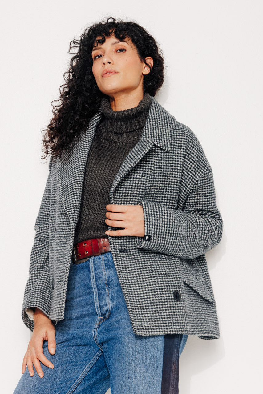 trench-coat-murier-manteau-court-oversize-esprit-caban-en-laine-vierge-vichy-gri image 4