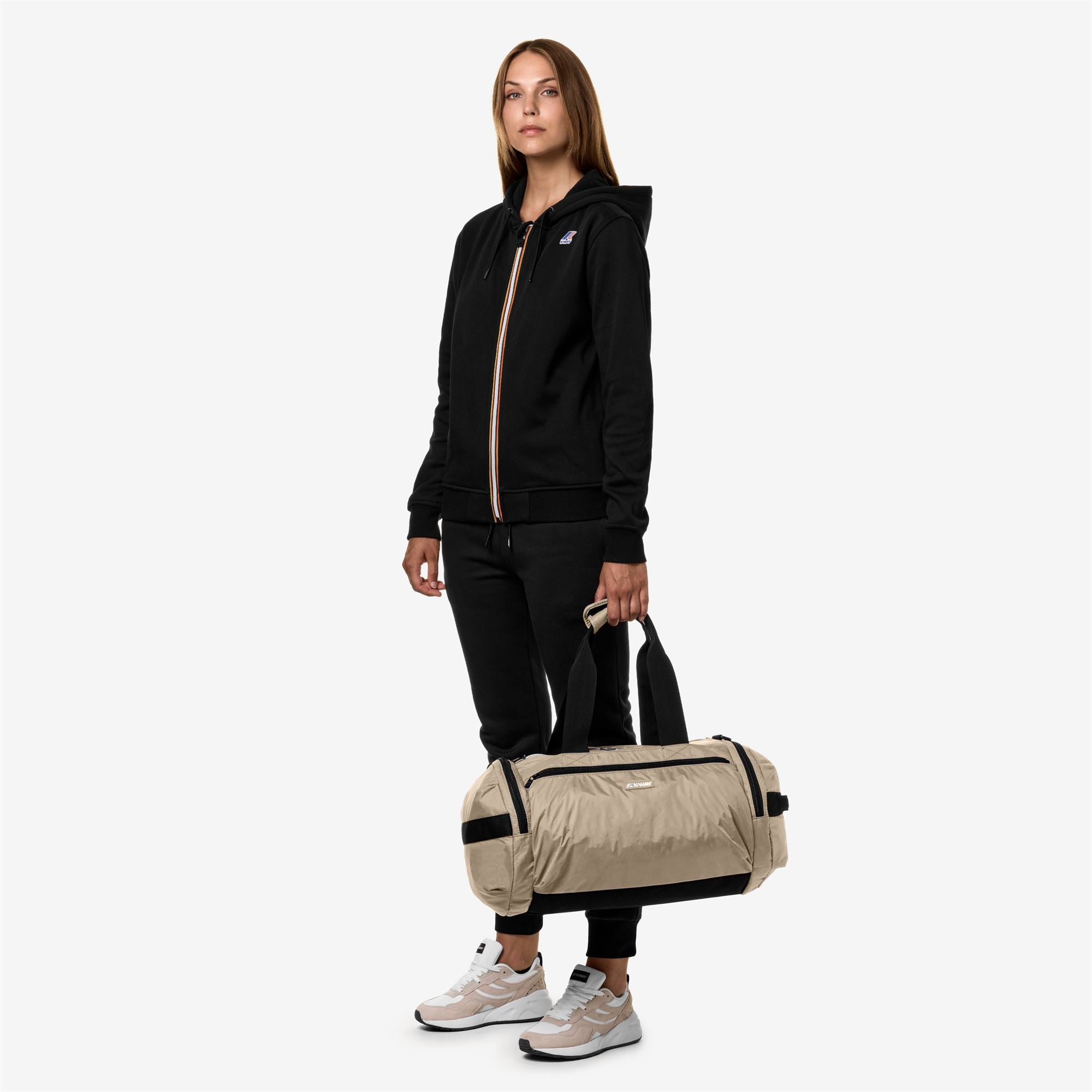 k-way-mereville-s-sac-polochon-unisexe-beige-taupe image 3