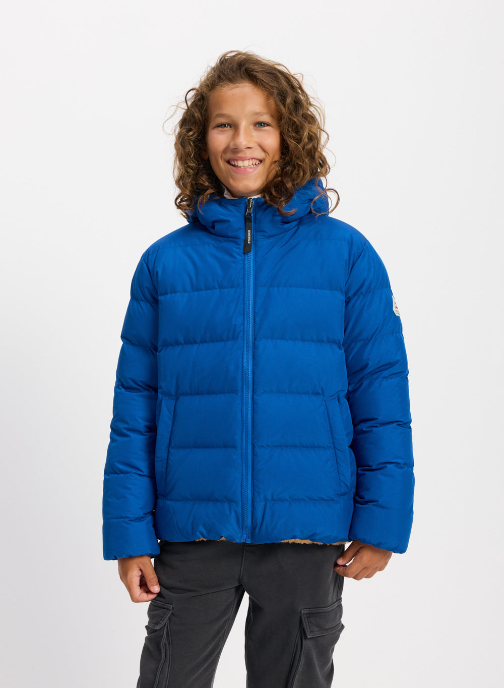 pyrenex-keylinn-doudoune-r-versible-enfant-bleu-lectrique image 1