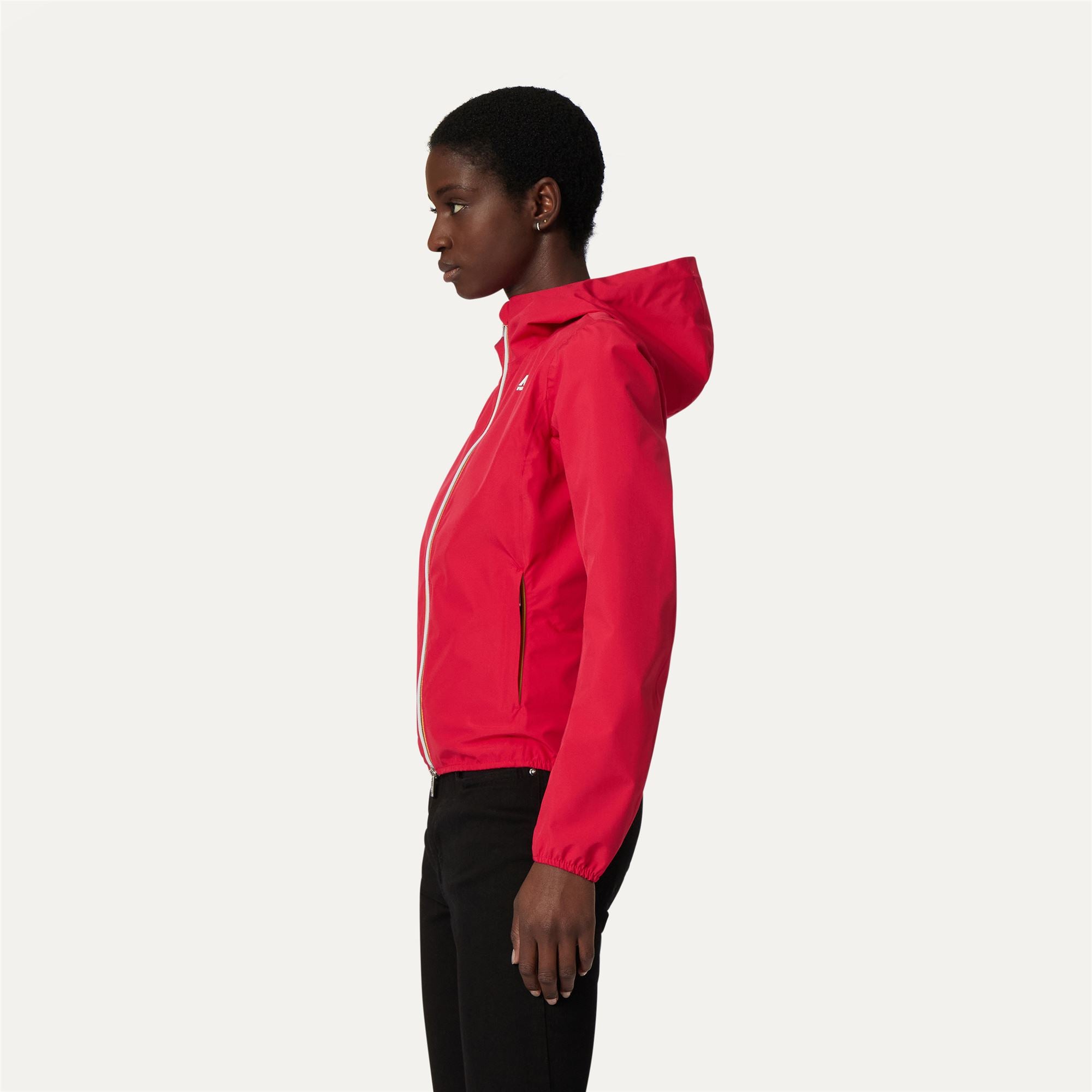 k-way-lil-stretch-dot-veste-courte-femme-red-berry image 2