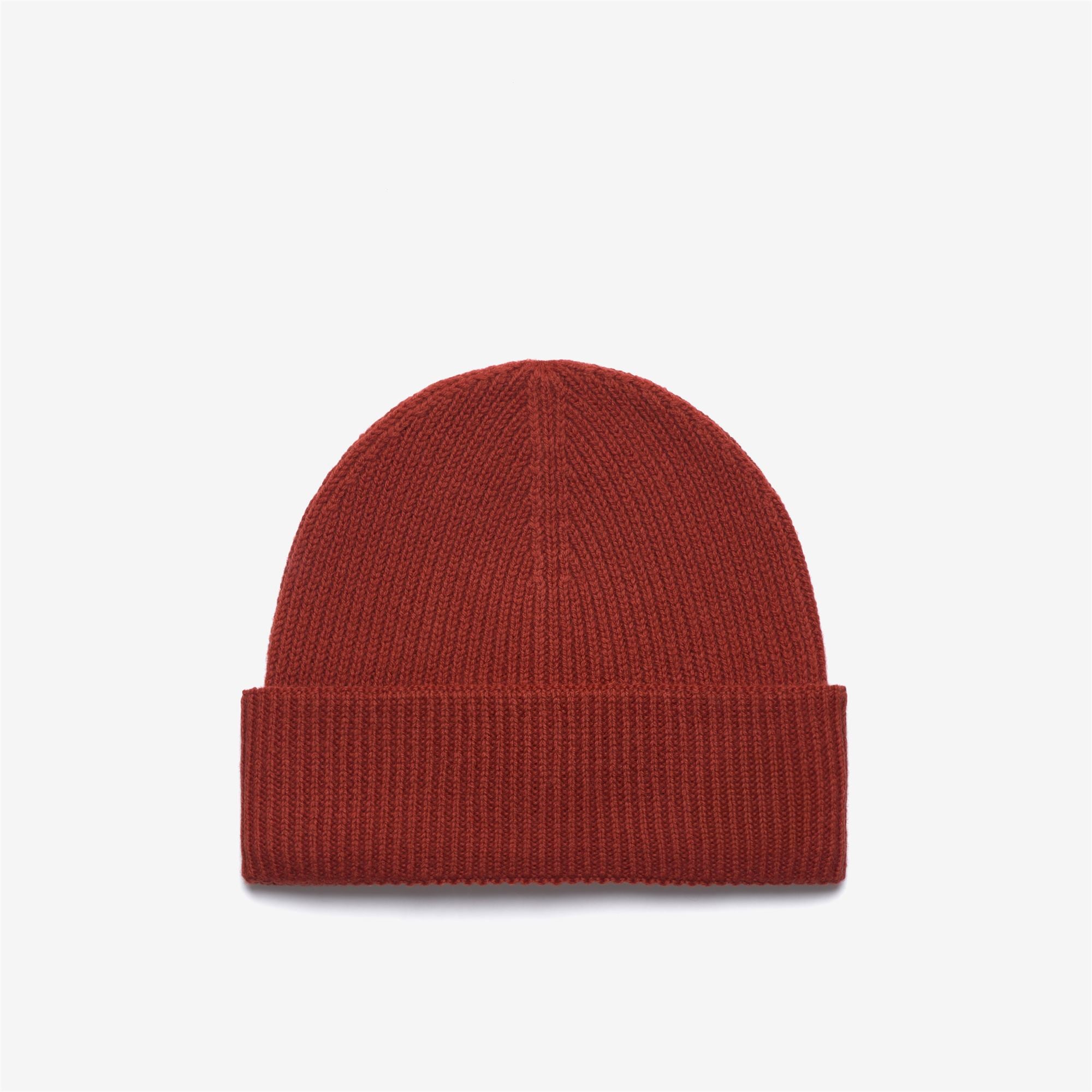 k-way-brice-cardigan-stitch-wool-bonnet-unisexe-rouge-chili image 3