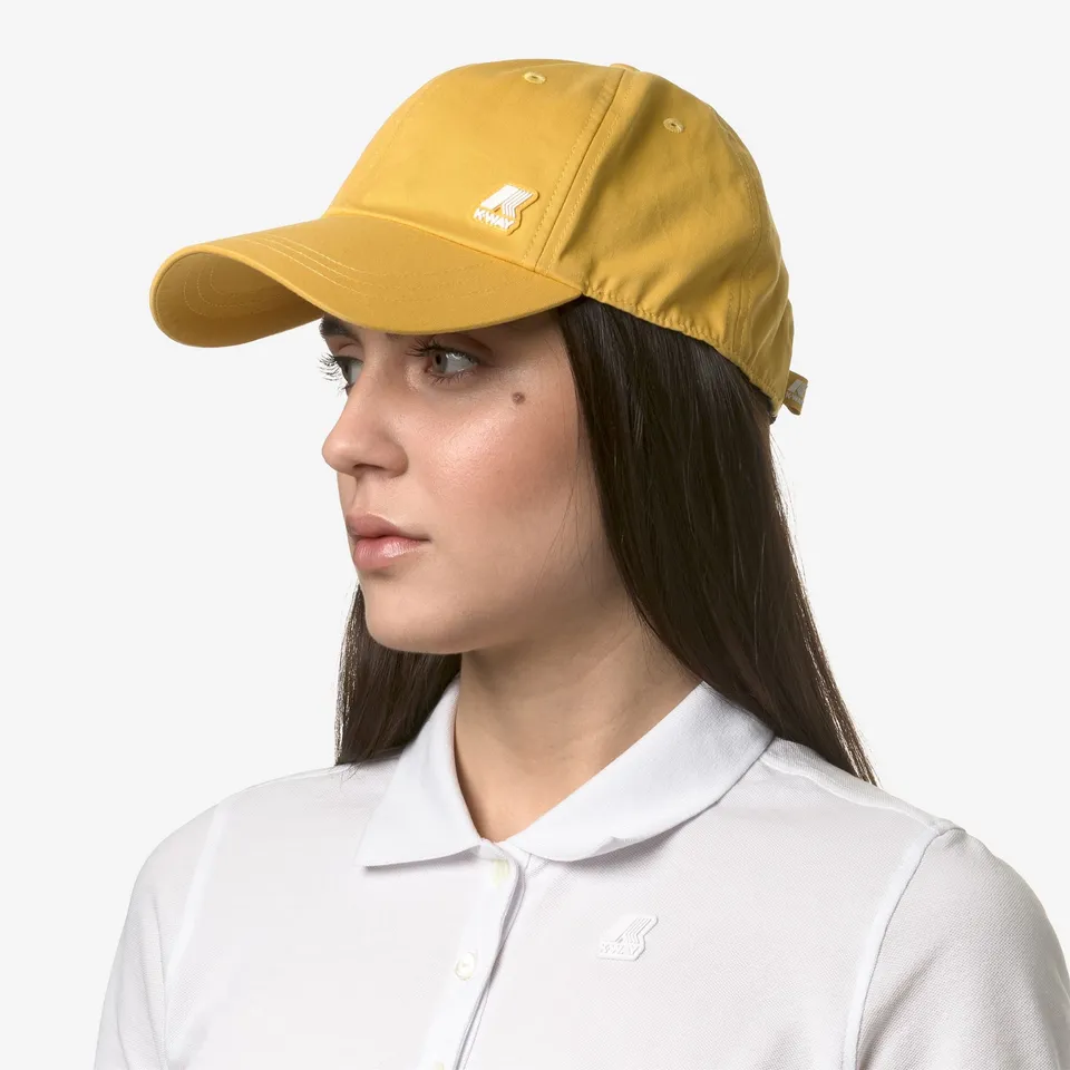 k-way-rob-casquette-couvre-chef-unisexe-yellow-mimosa image 1