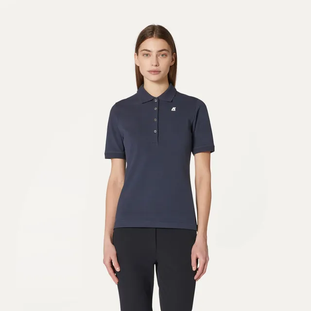 k-way-ali-polo-femme-blue-depth image 1