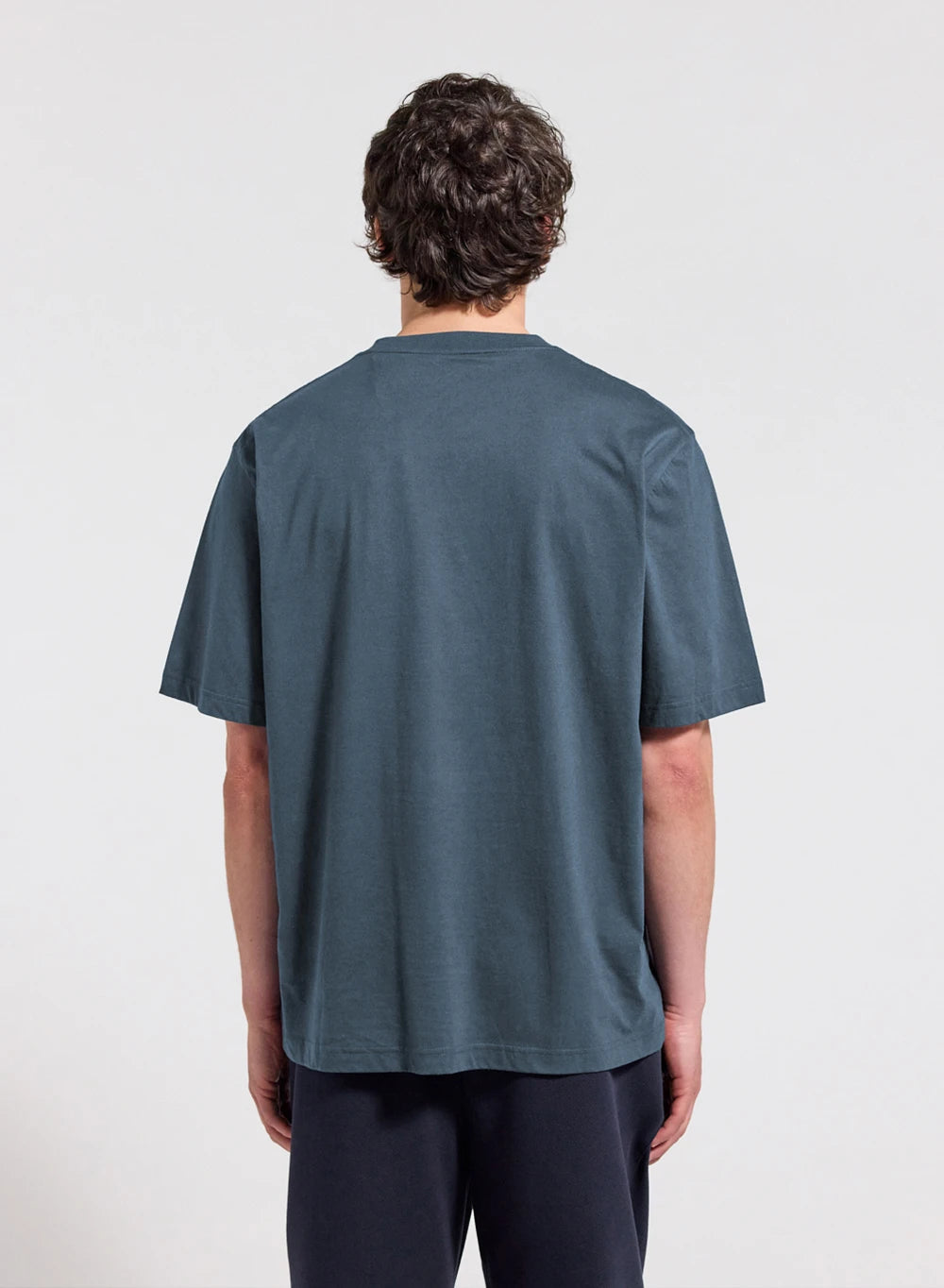 pyrenex-classic-t-shirt-unisexe-bleu-azur-coton-bio image 3