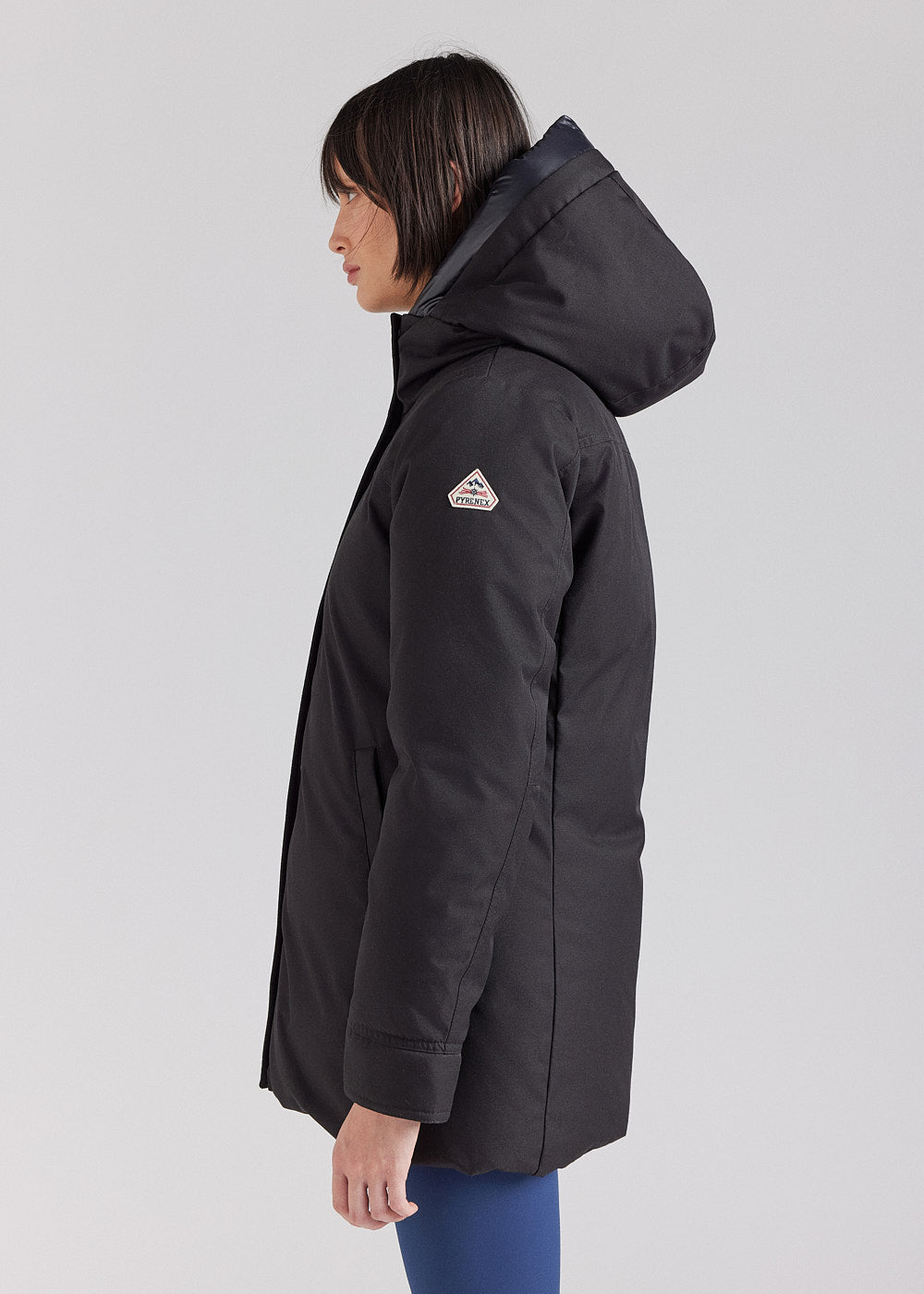 pyrenex-charlotte-parka-chaude-femme-noire-en-duvet-naturel image 4