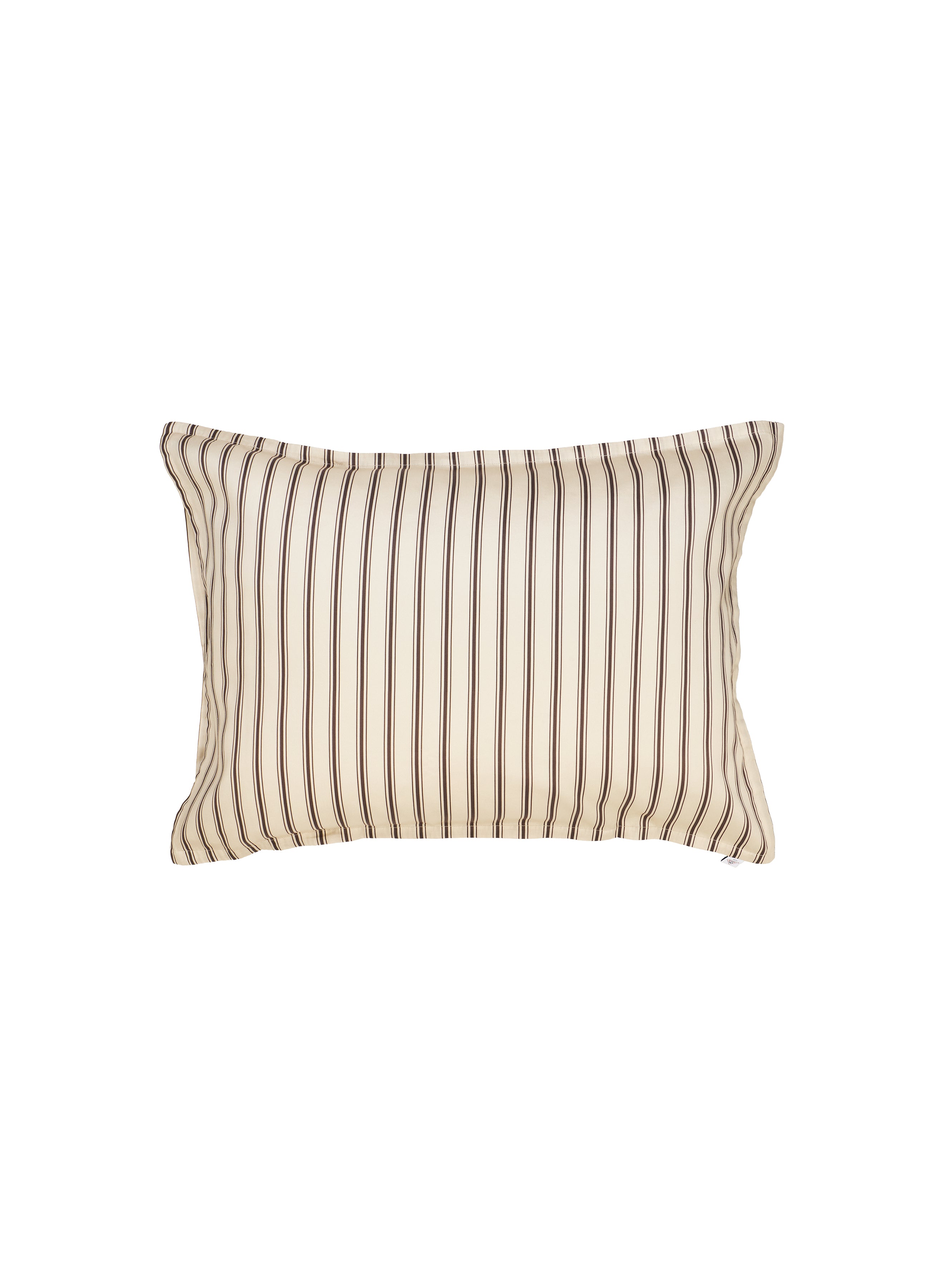 pyrenex-lily-taies-d-oreiller-x2-rayures-marron-cru-coton-tencel image 6
