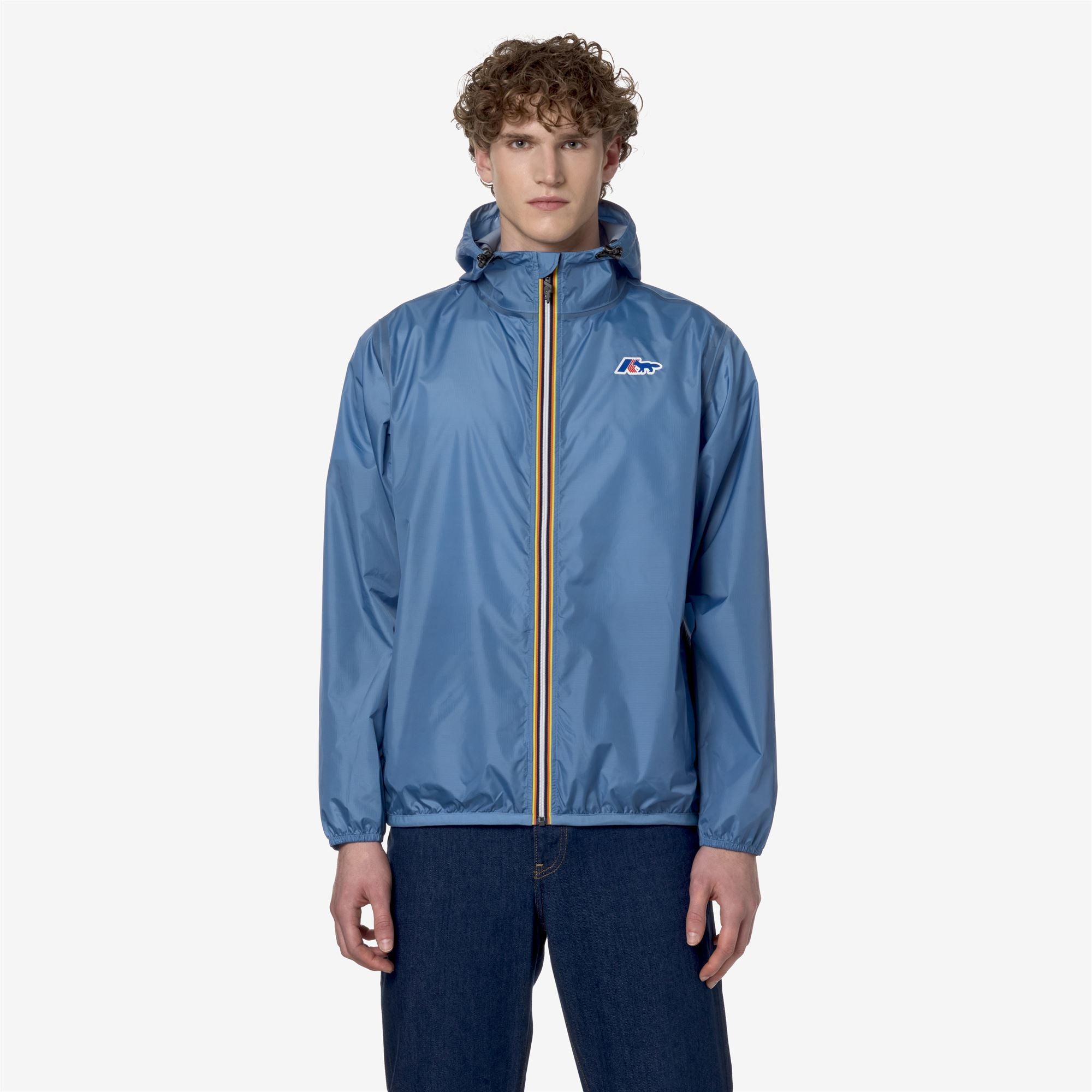 k-way-le-vrai-3-0-claude-mk-veste-mi-longue-unisexe-blue-smoked image 1