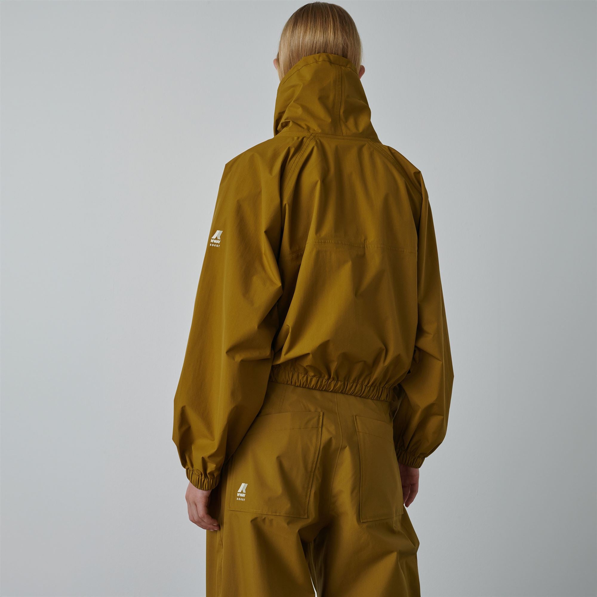 k-way-le-vrai-2-1-amiable-soisic-soeur-veste-courte-femme-brown-yellowish image 3