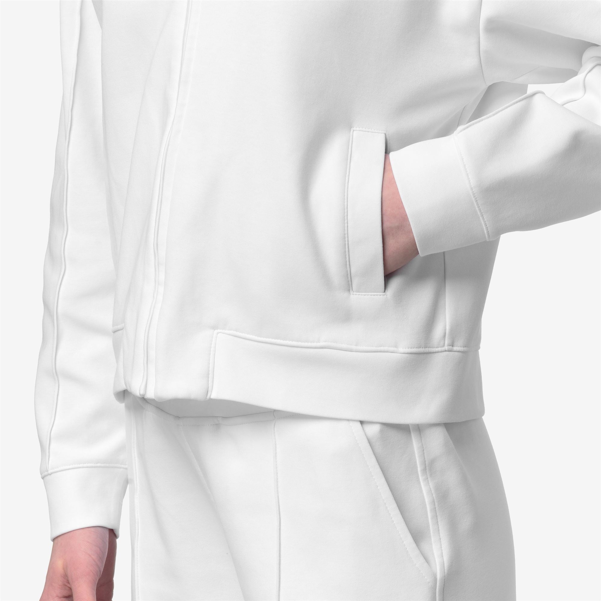 k-way-arvinne-interlock-veste-polaire-femme-white-white image 4