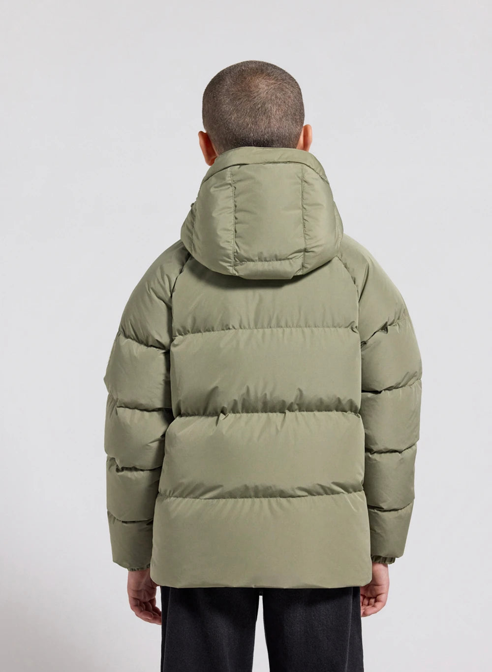 pyrenex-sten-smooth-doudoune-enfant-unisexe-capuche-kaki-clair image 7