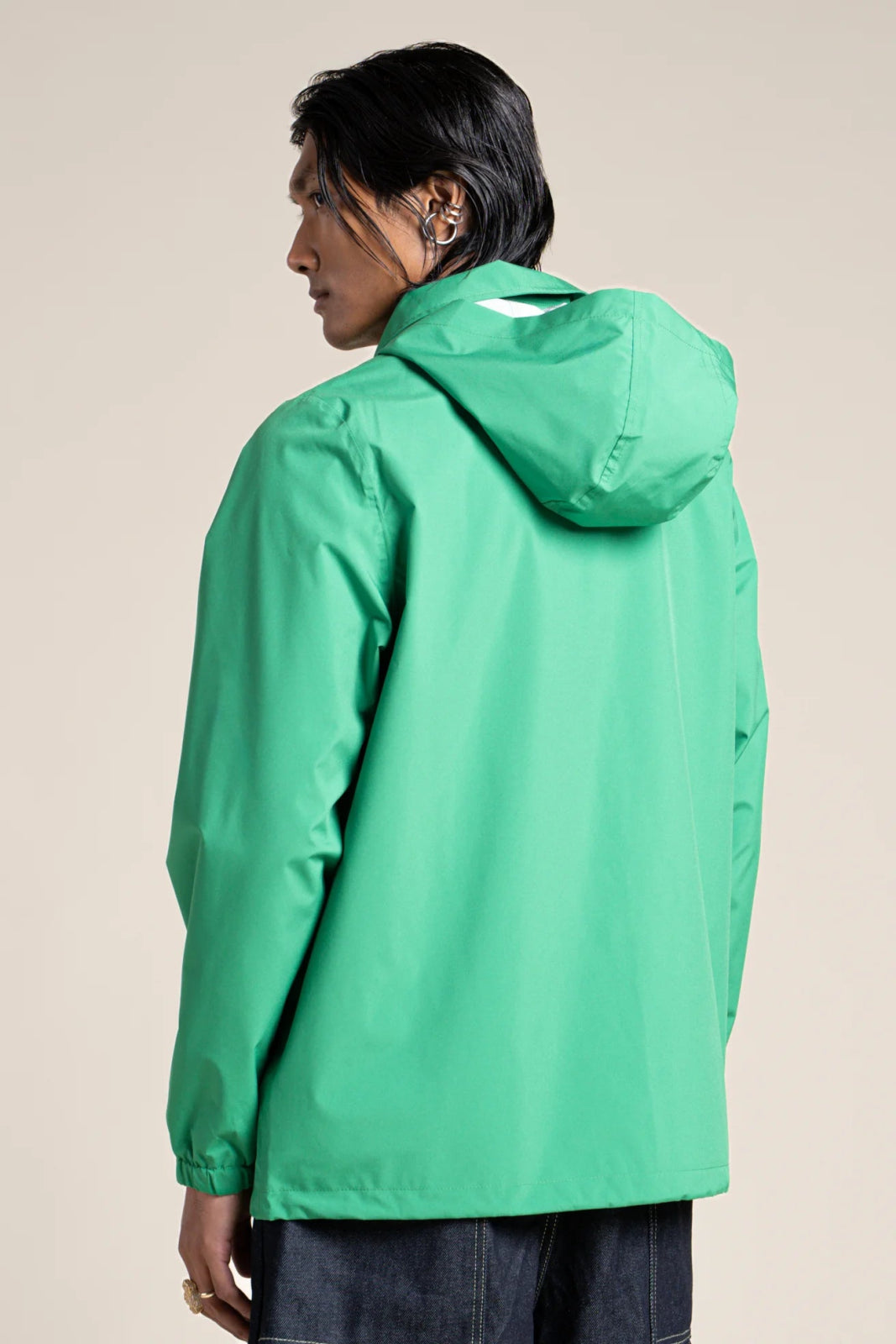 flotte-plaisance-veste-imperm-able-courte-bleu-de-travail-broderie-florale image 8