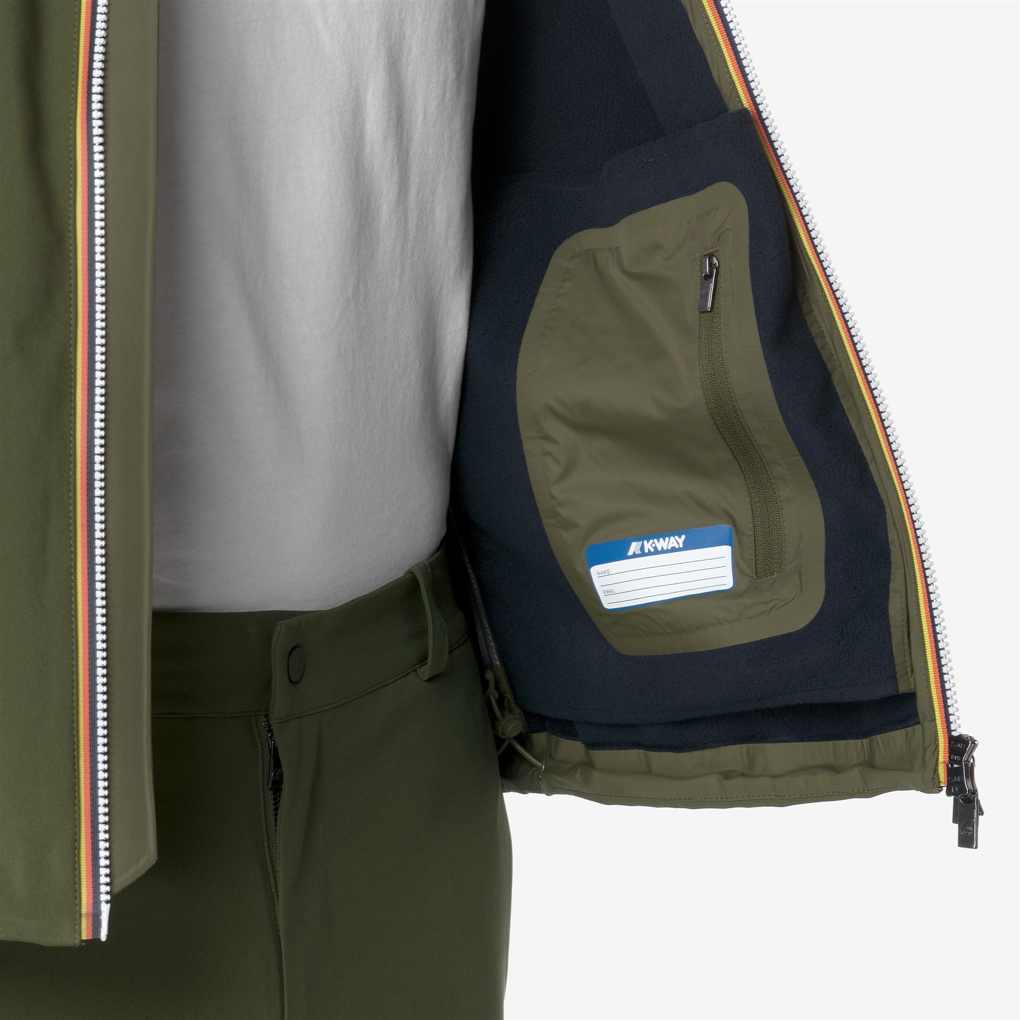 k-way-jacko-bonded-veste-courte-homme-green-c-blue-d image 4