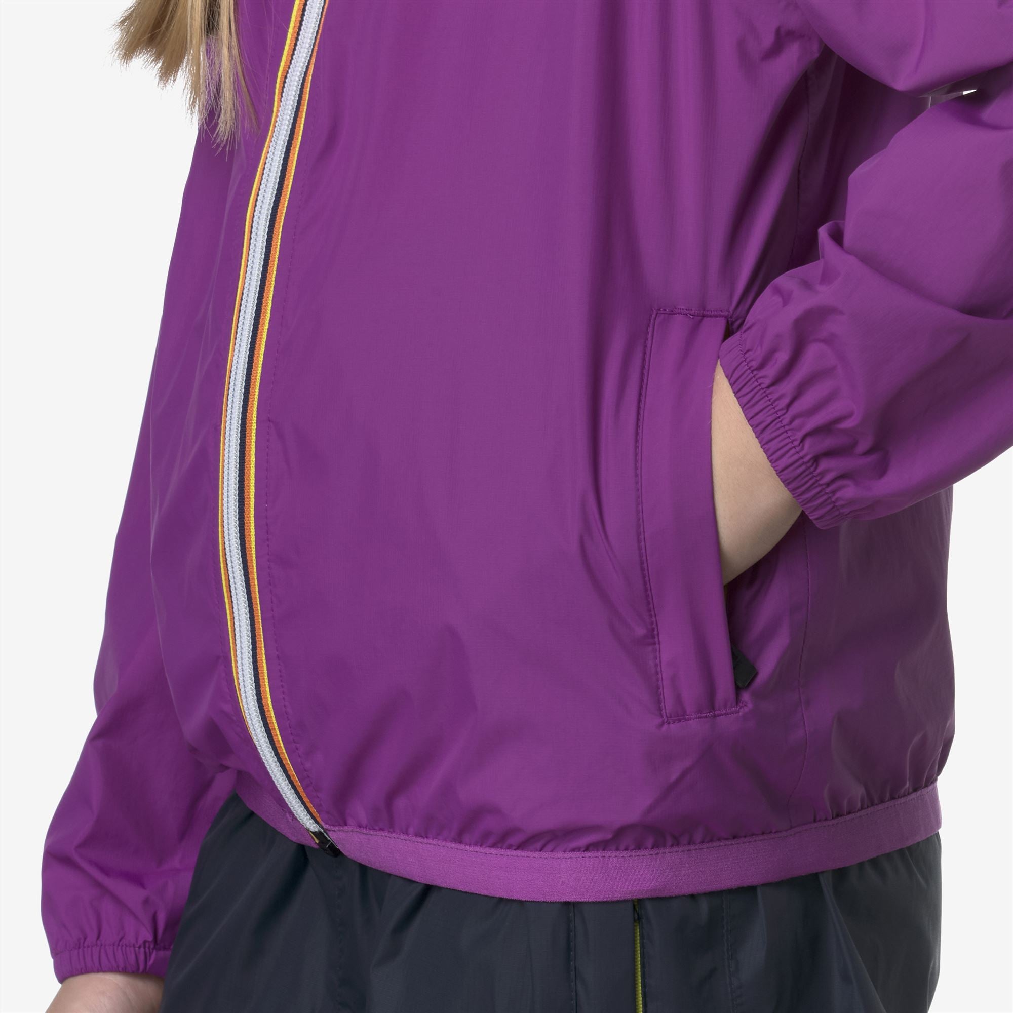 k-way-le-vrai-4-0-claude-veste-enfant-violet image 4