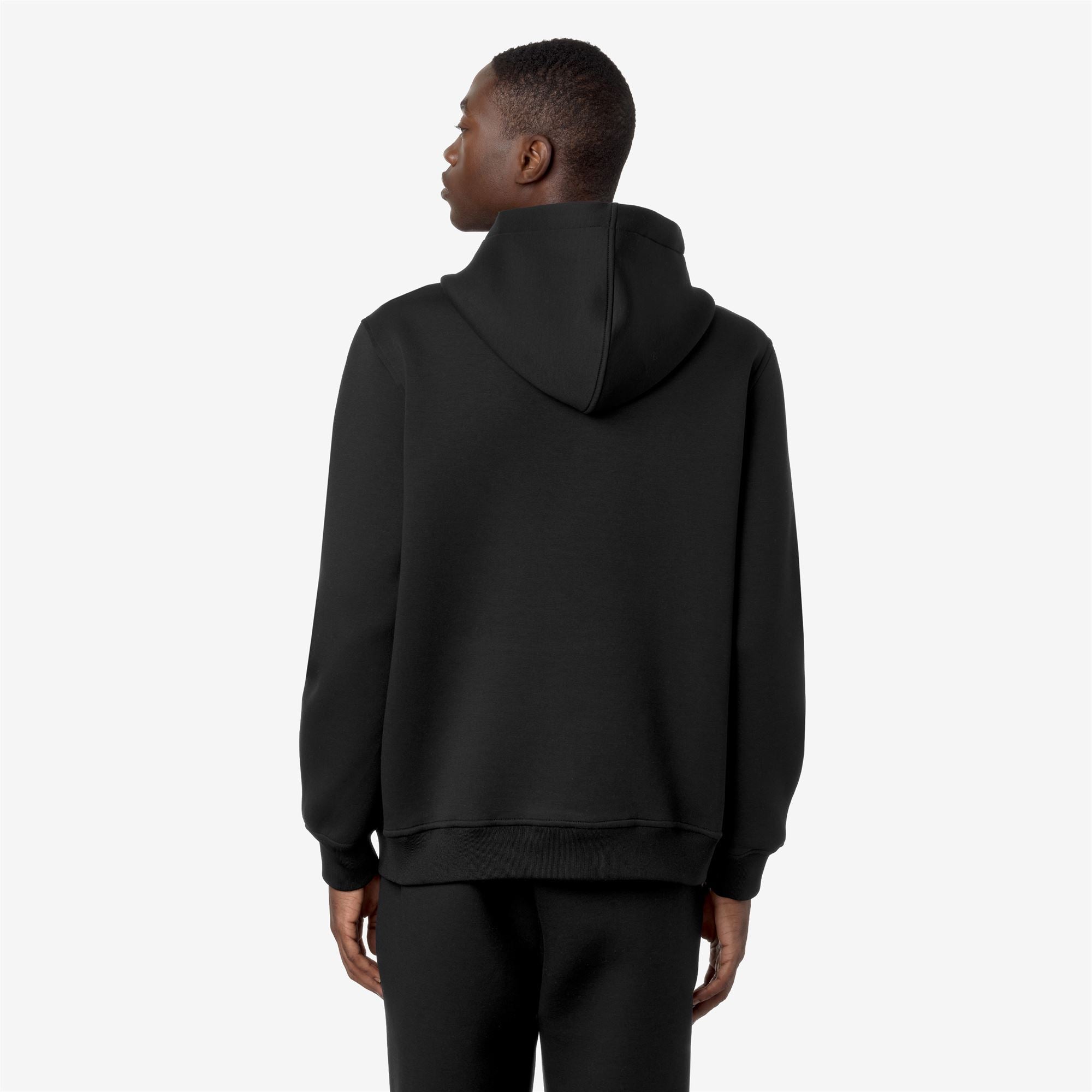k-way-bernie-spacer-polaire-pull-over-capuche-homme-black-pure image 3
