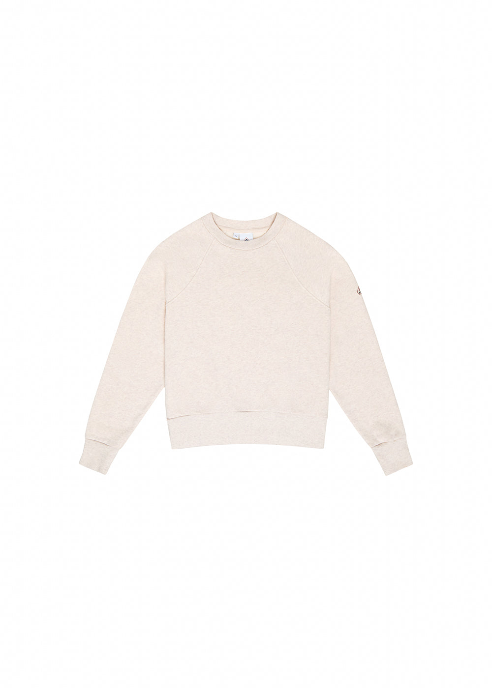 sweatshirt-femme-pyrenex-mood-cr-me-en-coton-biologique image 3