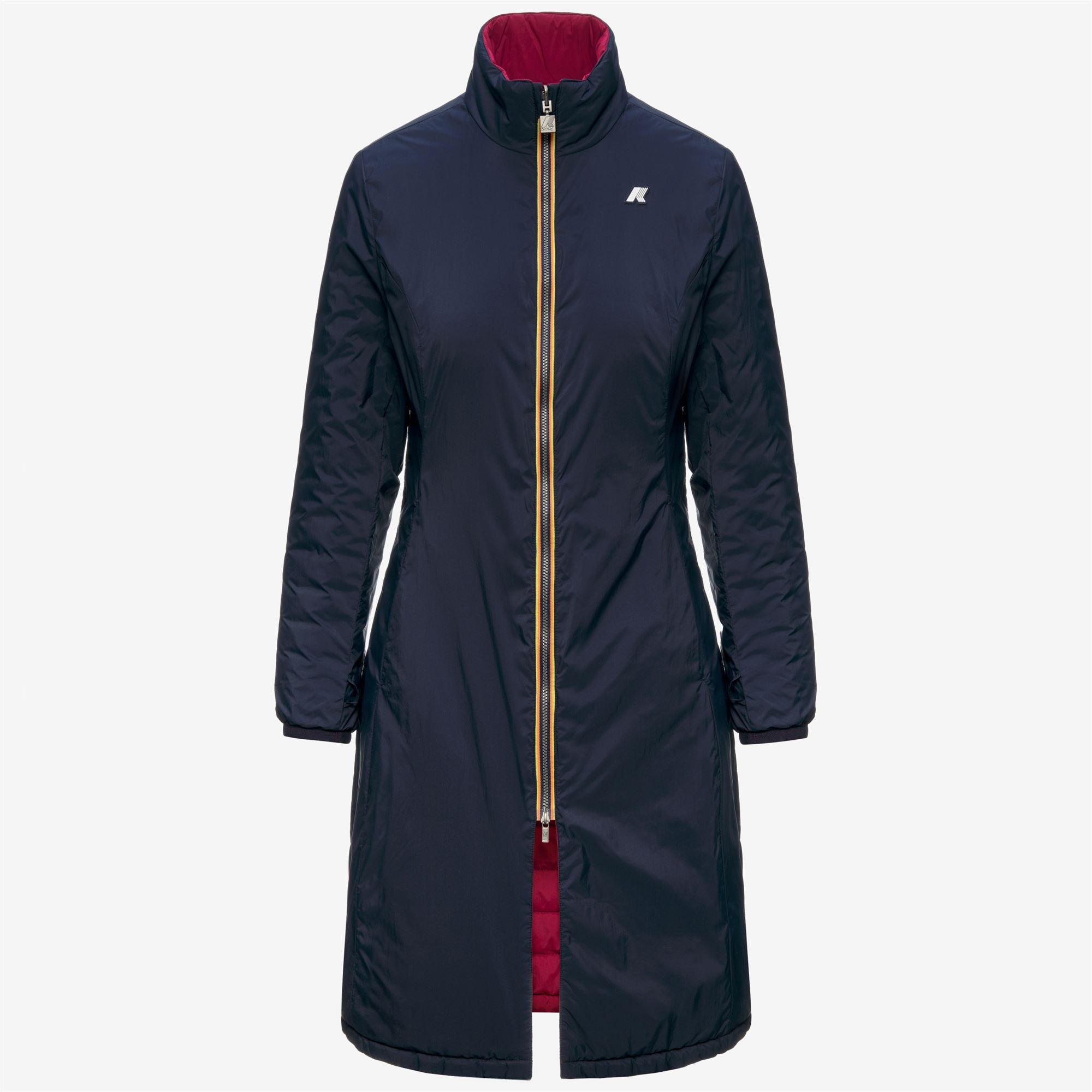 k-way-miranda-3in1-veste-longue-femme-blue-depth-red-dk image 6