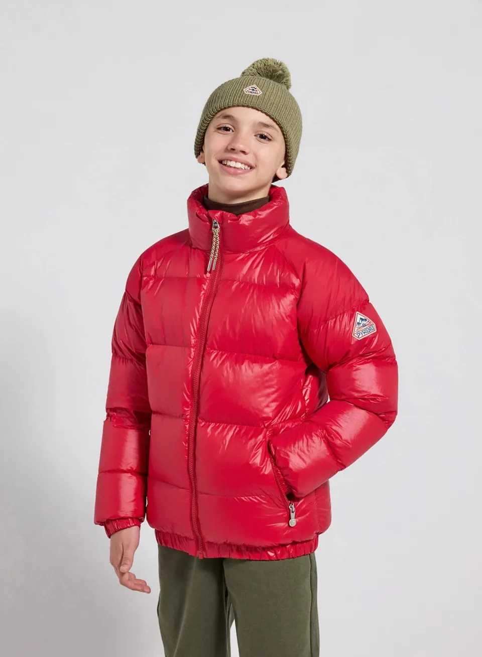 doudoune-enfant-pyrenex-vintage-mythic-rouge-brillante image 1