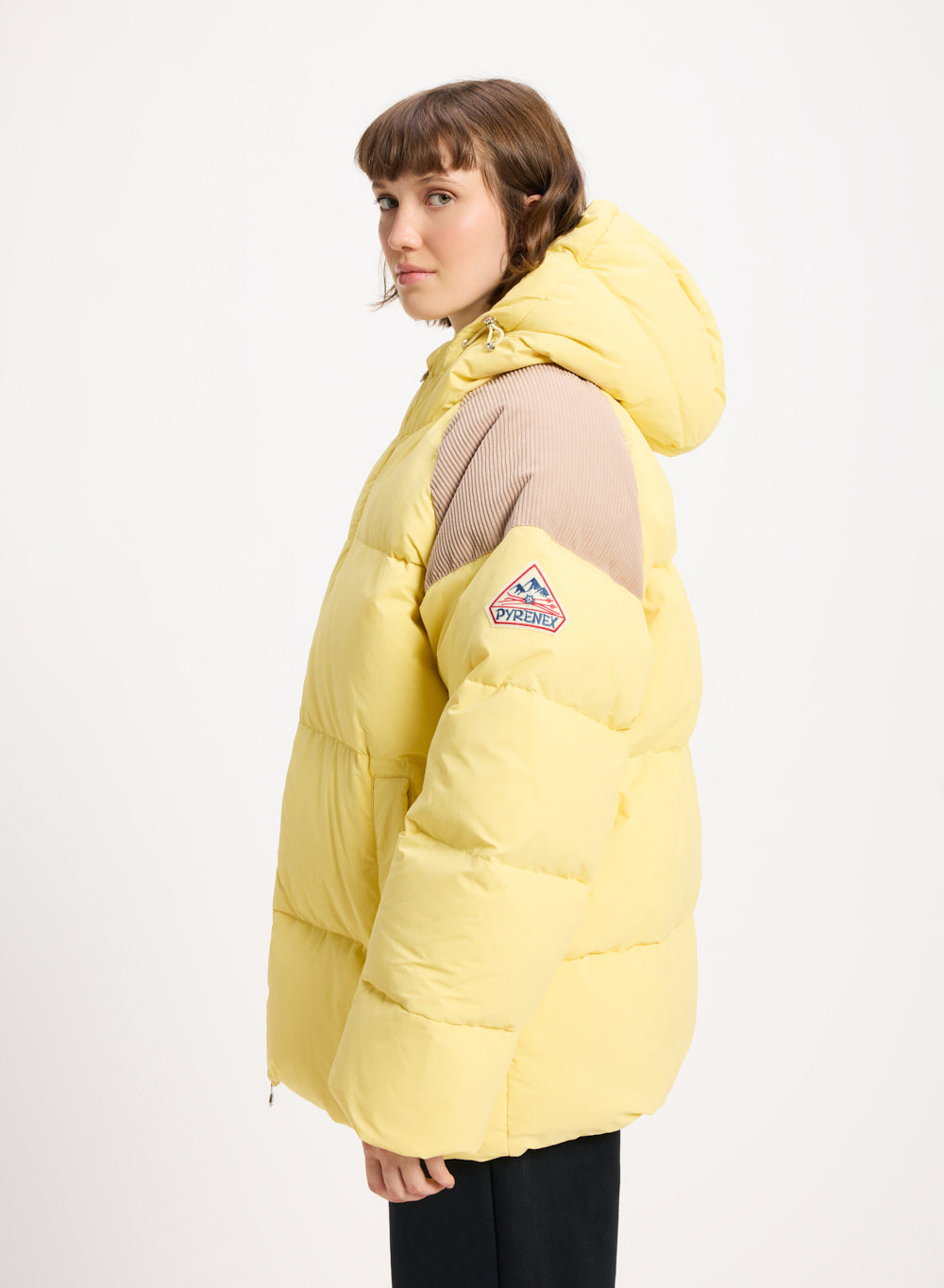 pyrenex-retro-sten-doudoune-unisexe-jaune-pastel image 6