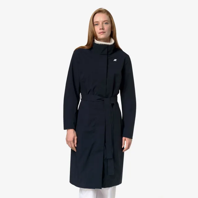 k-way-miranda-3in1-veste-longue-femme-blue-depth-red-dk image 1