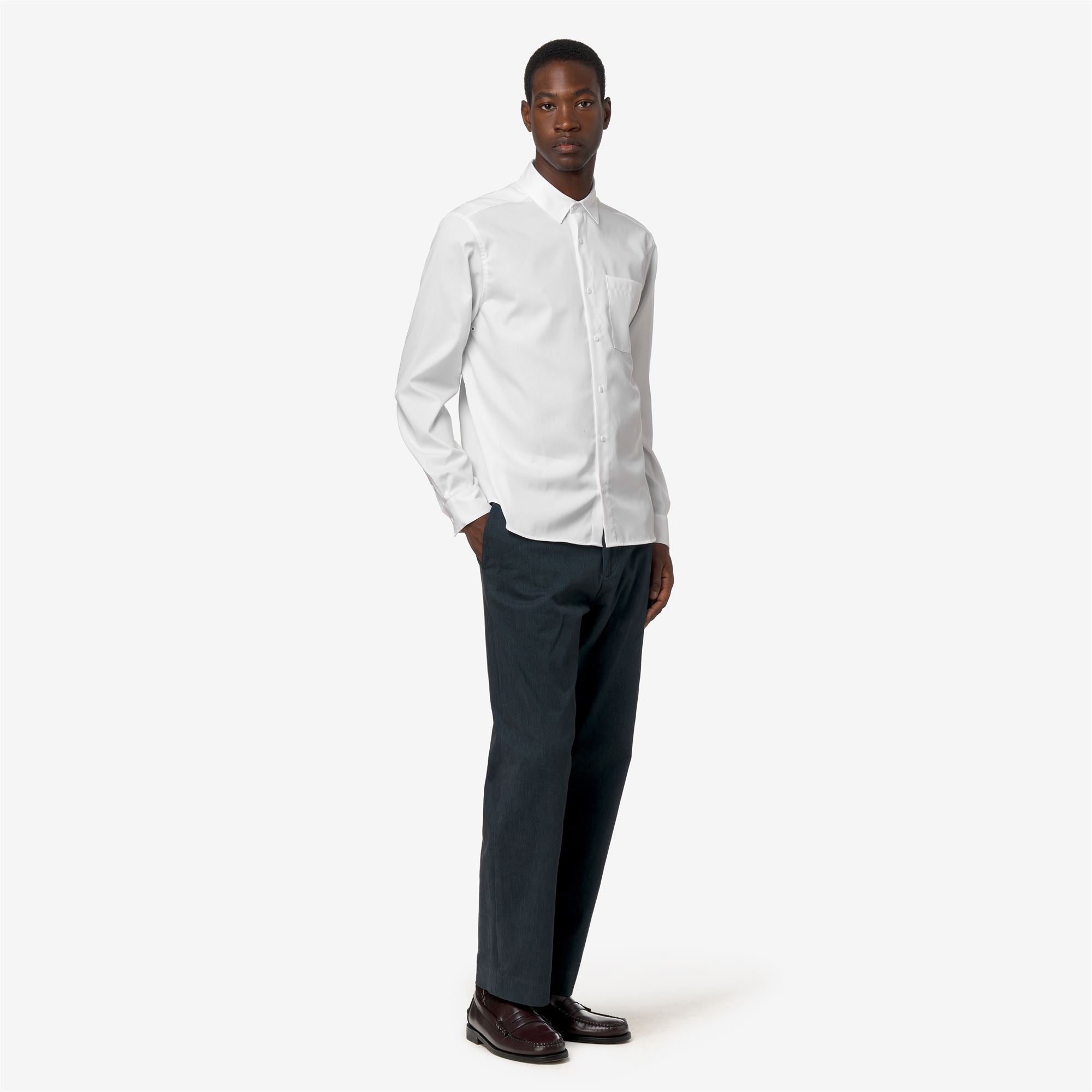 k-way-damir-oxford-non-iron-chemise-homme-white-white image 4