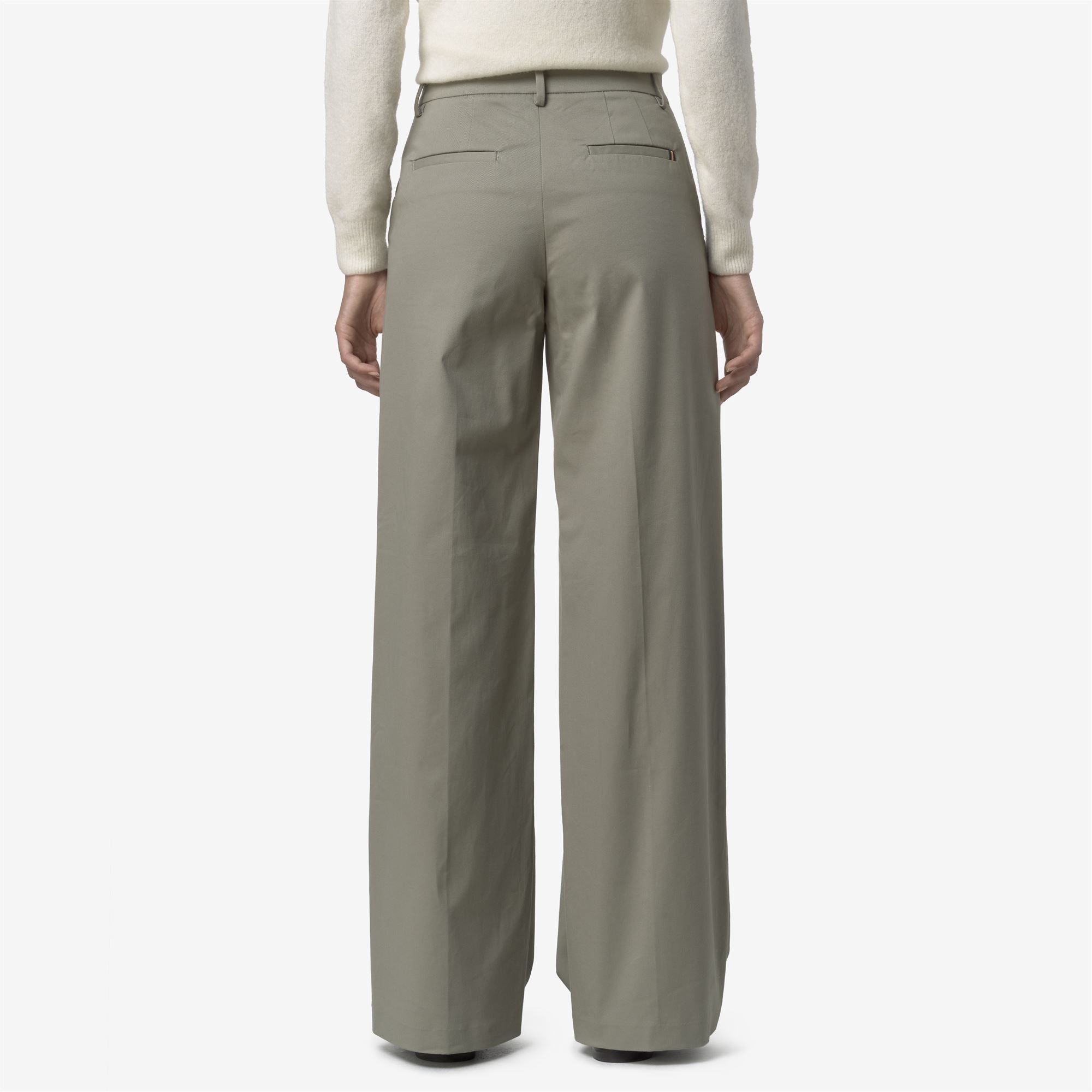 k-way-tyanne-twill-tech-peach-chino-femme-green-oak image 3