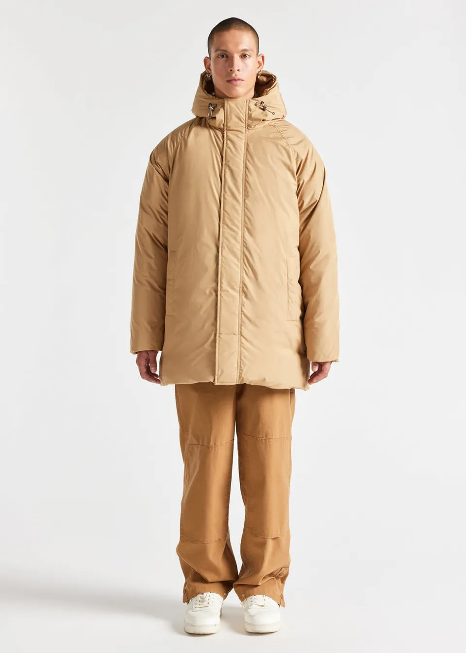 pyrenex-spark-parka-capuche-homme-iced-coffee image 1