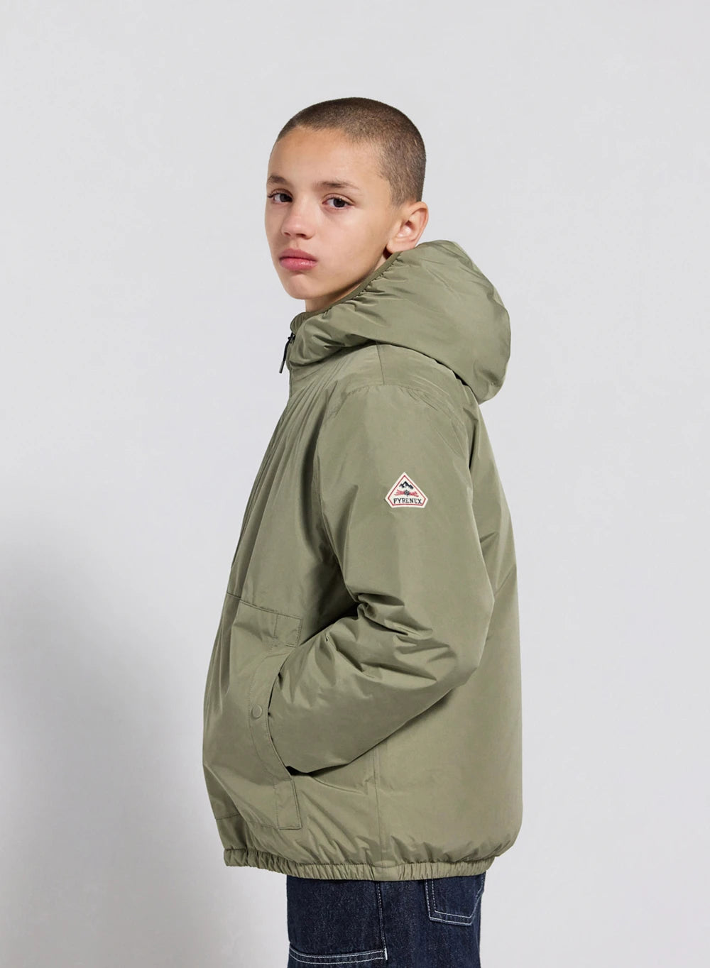 pyrenex-density-blouson-imperm-able-enfant-kaki-clair image 6
