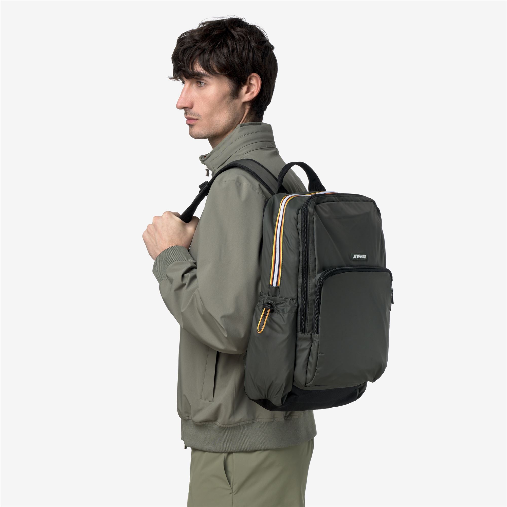 k-way-gizy-sac-dos-unisexe-green-blackish image 3