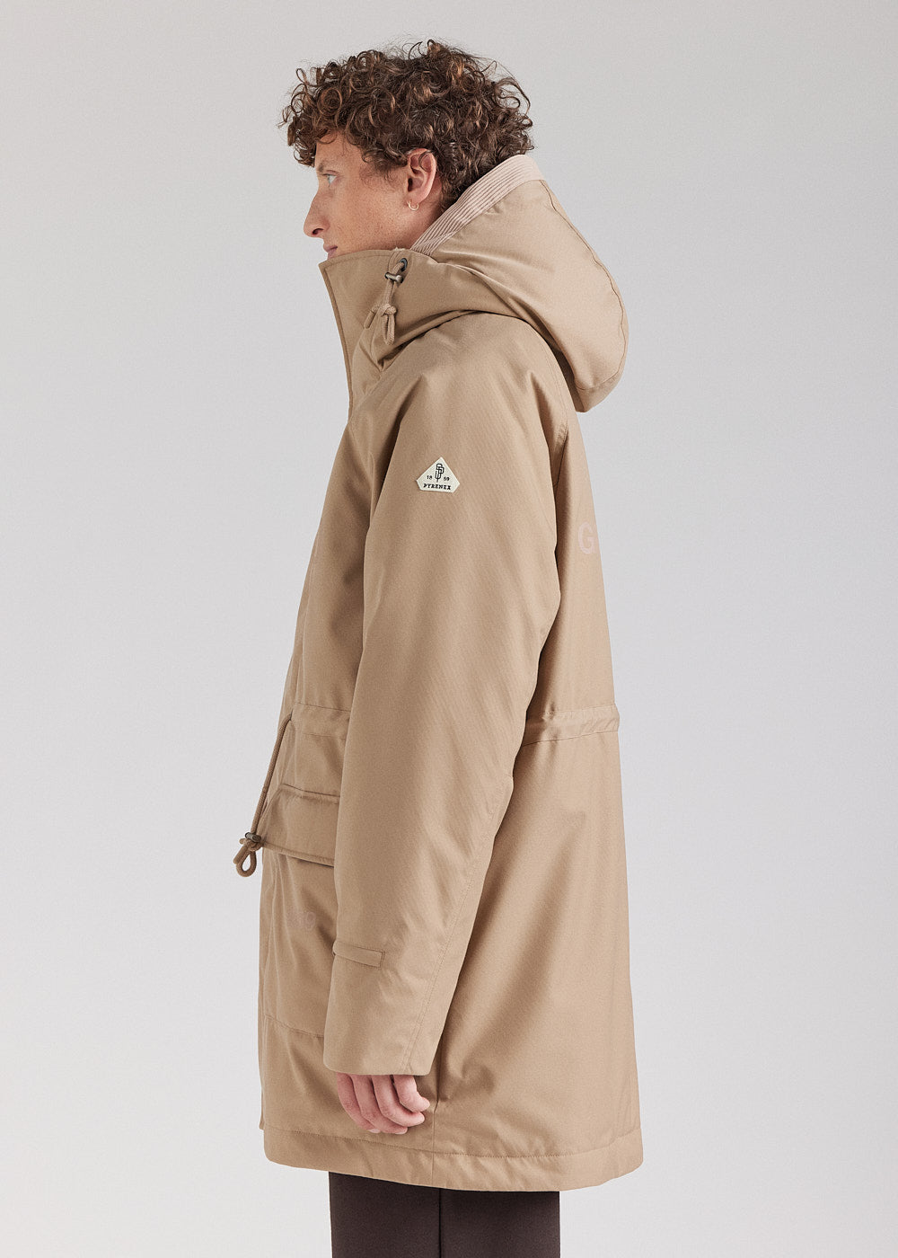 pyrenex-x-supakitch-prk-light-parka-hiver-homme-taupe image 3