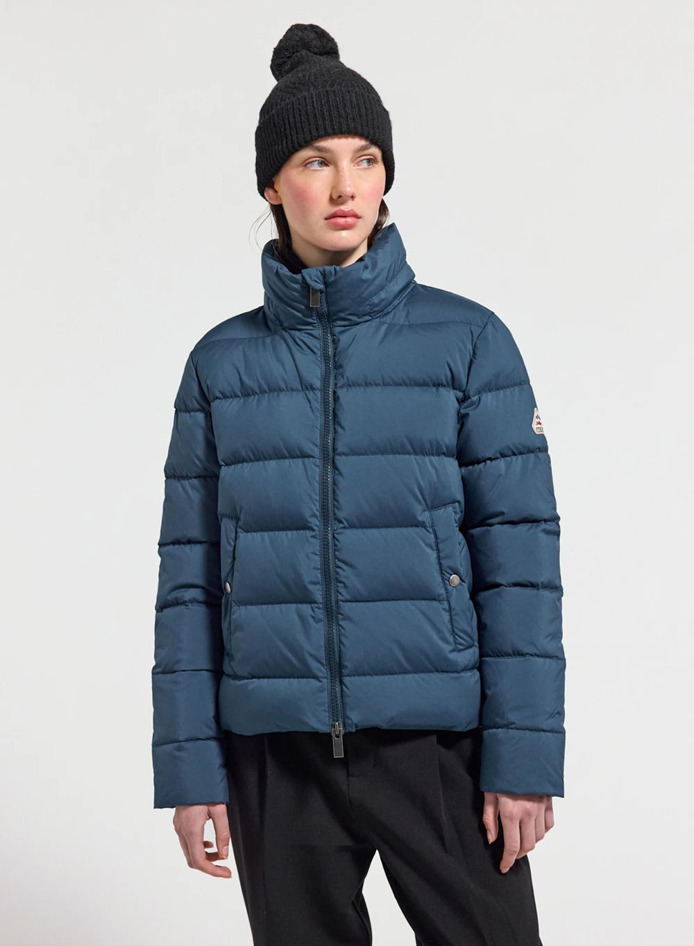 pyrenex-spoutnic-doudoune-femme-bleu-p-trole-capuche-amovible image 1