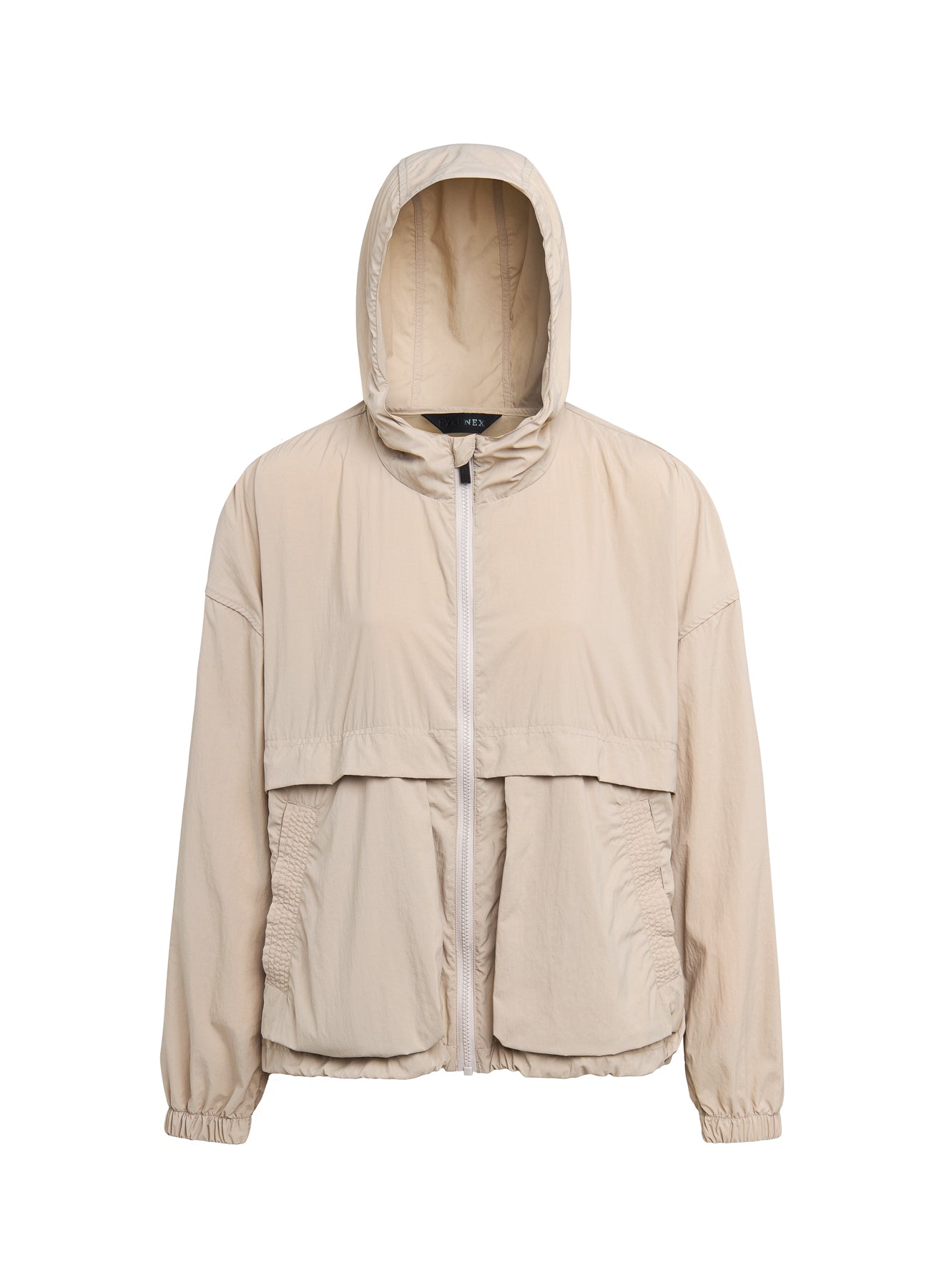 pyrenex-yoko-coupe-vent-court-femme-taupe-en-tissu-recycl image 8