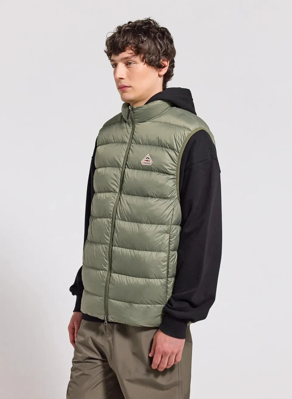 pyrenex-arial-doudoune-sans-manches-homme-khaki-clair image 1